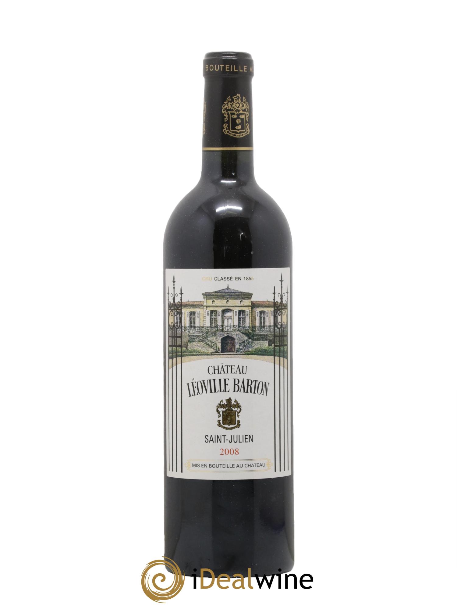 Château Léoville Barton 2ème Grand Cru Classé 2008 - Posten von 1 Flasche - 0