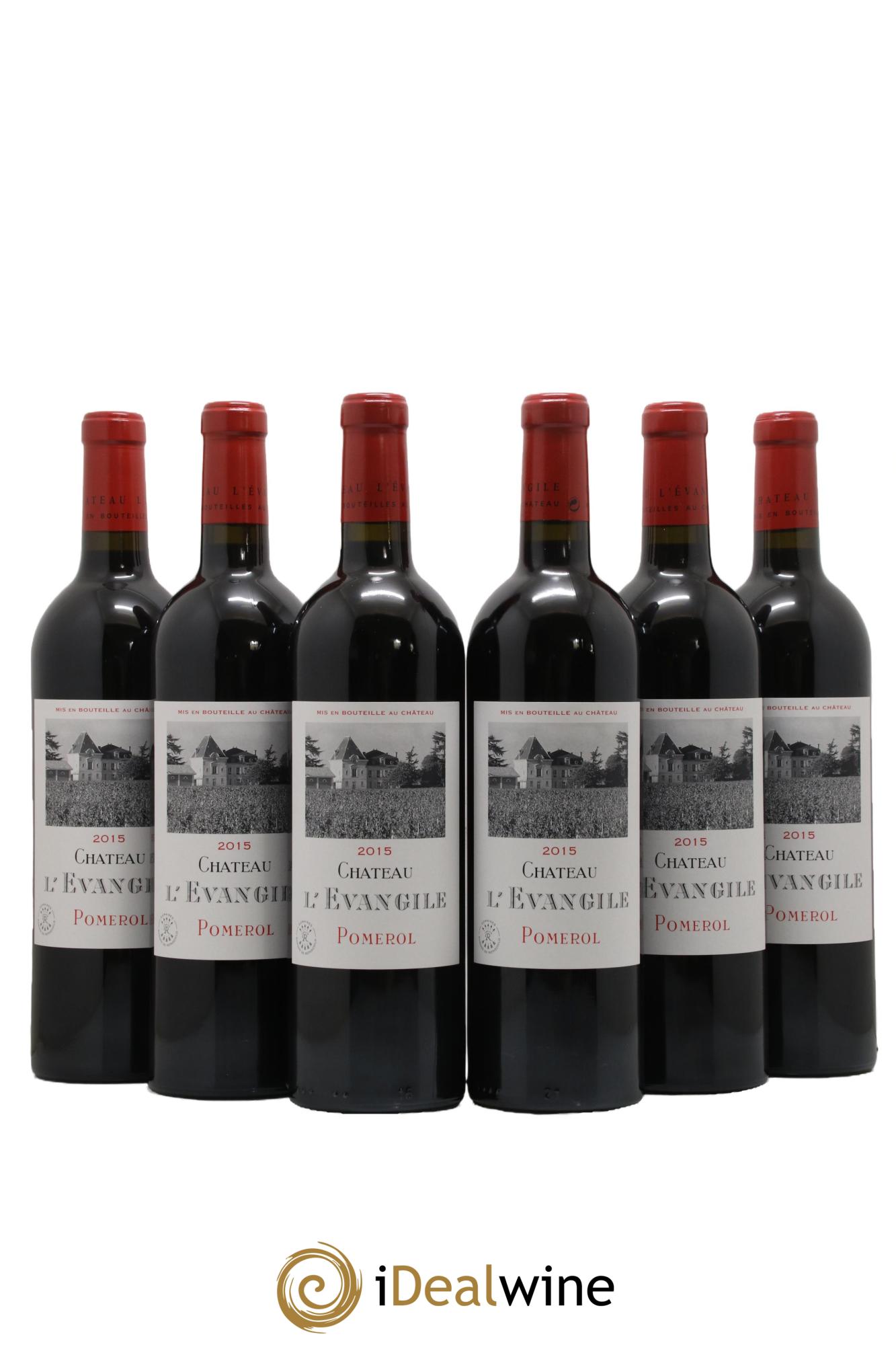 Château l' Évangile 2015 - Lot de 6 bouteilles - 0