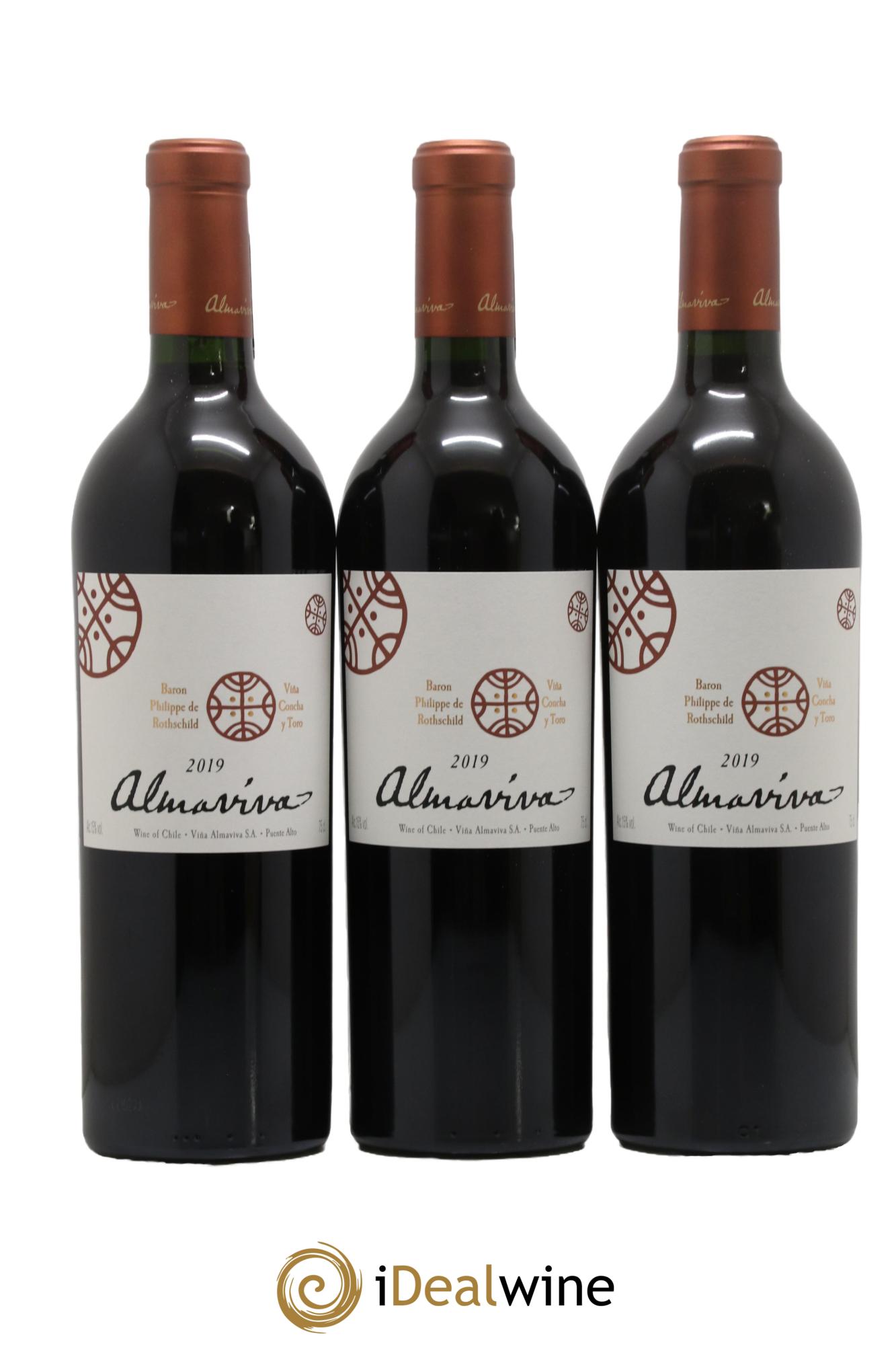 Chili Almaviva Baron P. de Rothschild Concha y Toro 2019 - Posten von 3 Flaschen - 0