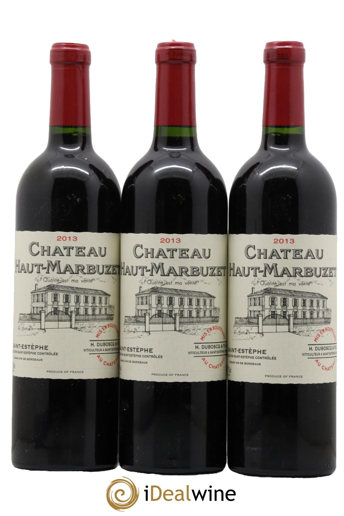 Château Haut Marbuzet 2013 - Posten von 3 Flaschen - 0