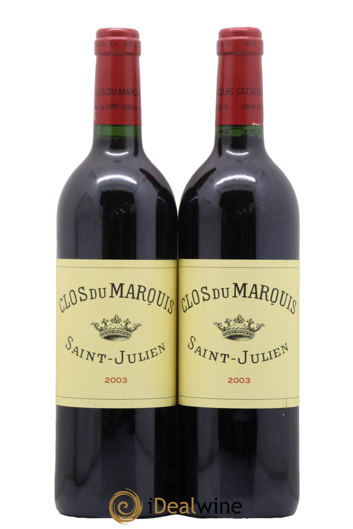 Clos du Marquis 2003 - Posten von 2 Flaschen - 0