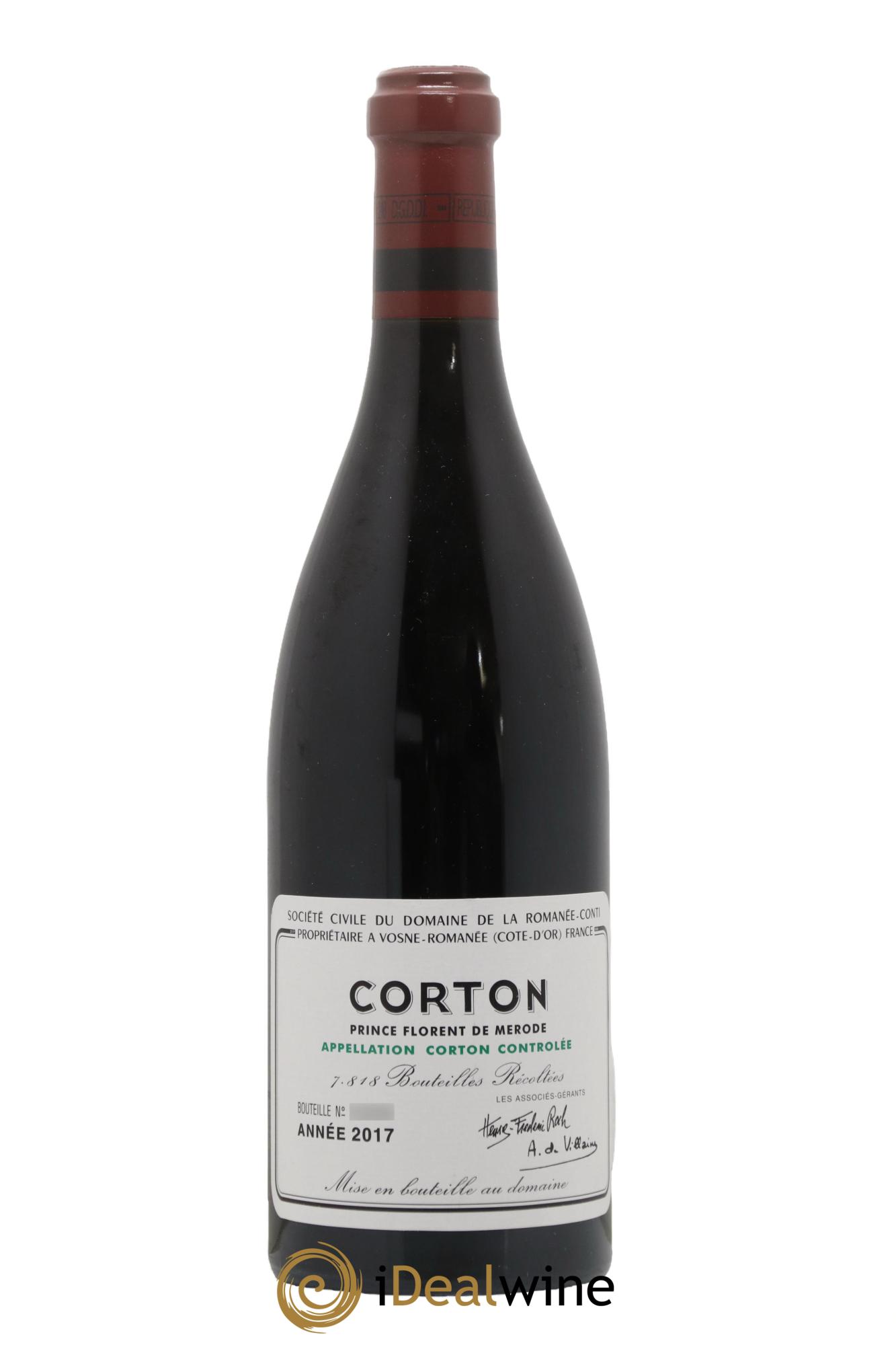 Corton Grand Cru Domaine de la Romanée-Conti 2017 - Posten von 1 Flasche - 0