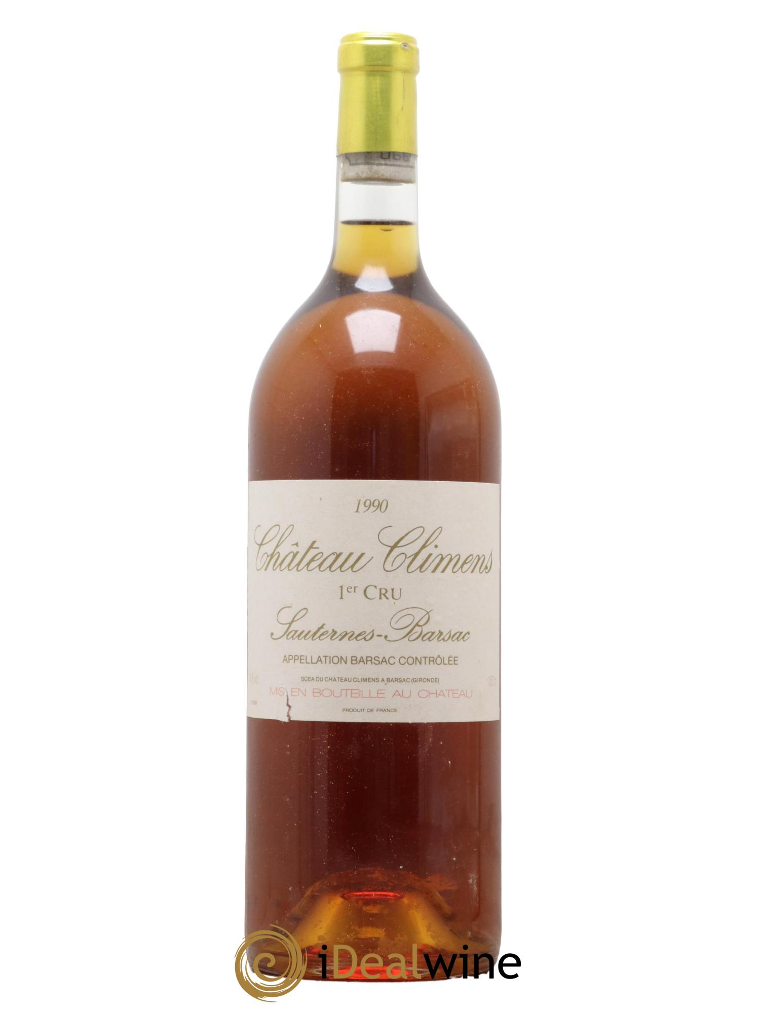 Château Climens 1er Grand Cru Classé 1990 - Lot de 1 magnum - 0