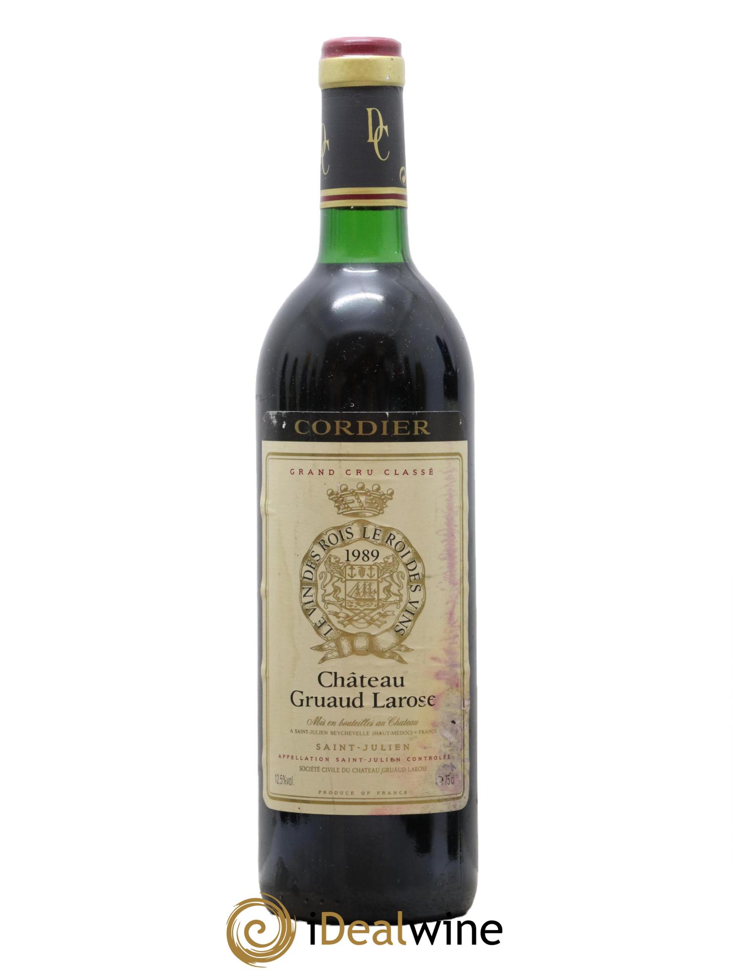 Château Gruaud Larose 2ème Grand Cru Classé 1989 - Lot of 1 bottle - 0