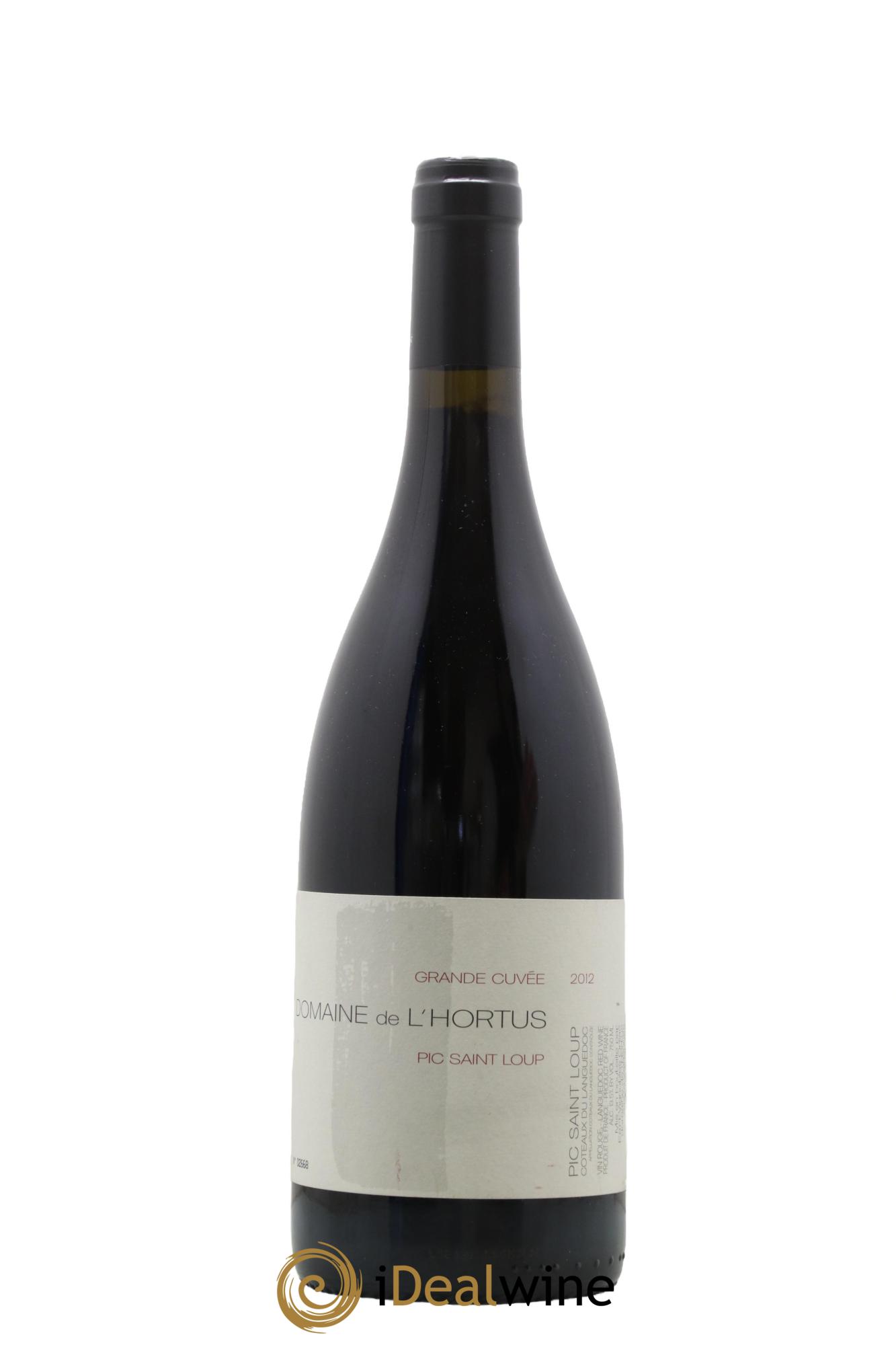 Coteaux du Languedoc Pic Saint-Loup Domaine de L'Hortus Grande Cuvée Famille Orliac 2012 - Lot de 1 bouteille - 0