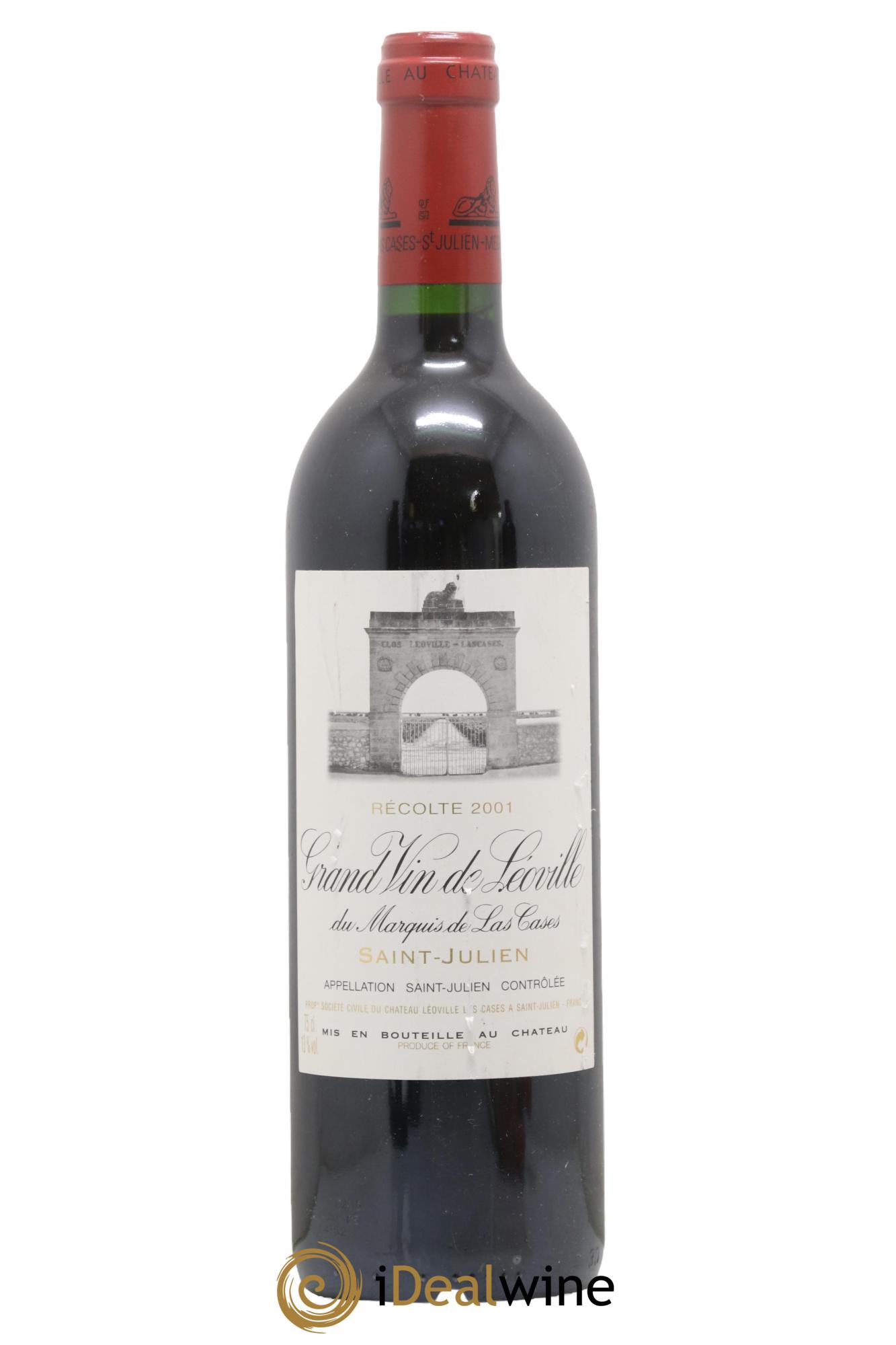 Château Léoville Las Cases 2ème Grand Cru Classé 2001 - Lot de 1 bouteille - 0