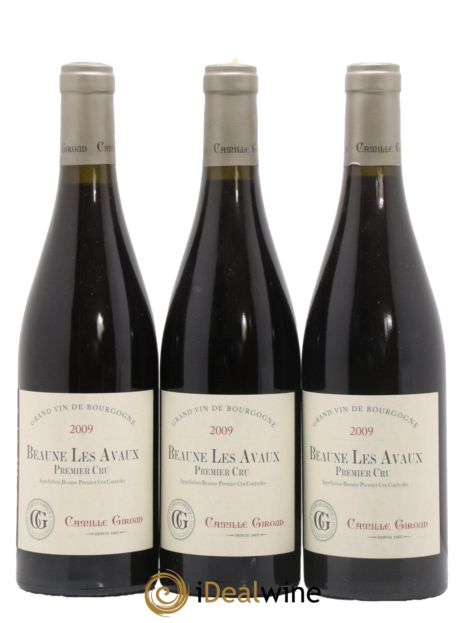 Beaune 1er Cru Les Avaux Camille Giroud 2009 - Lotto di 3 bottiglie - 0