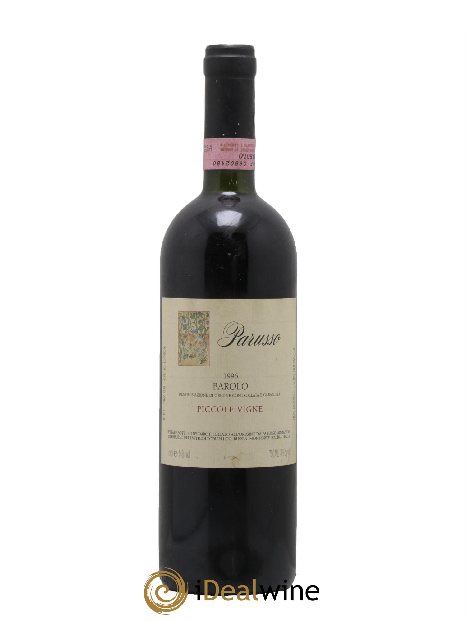 Barolo DOCG Picolle Vigne Armando Parusso 1996 - Lot de 1 bouteille - 0