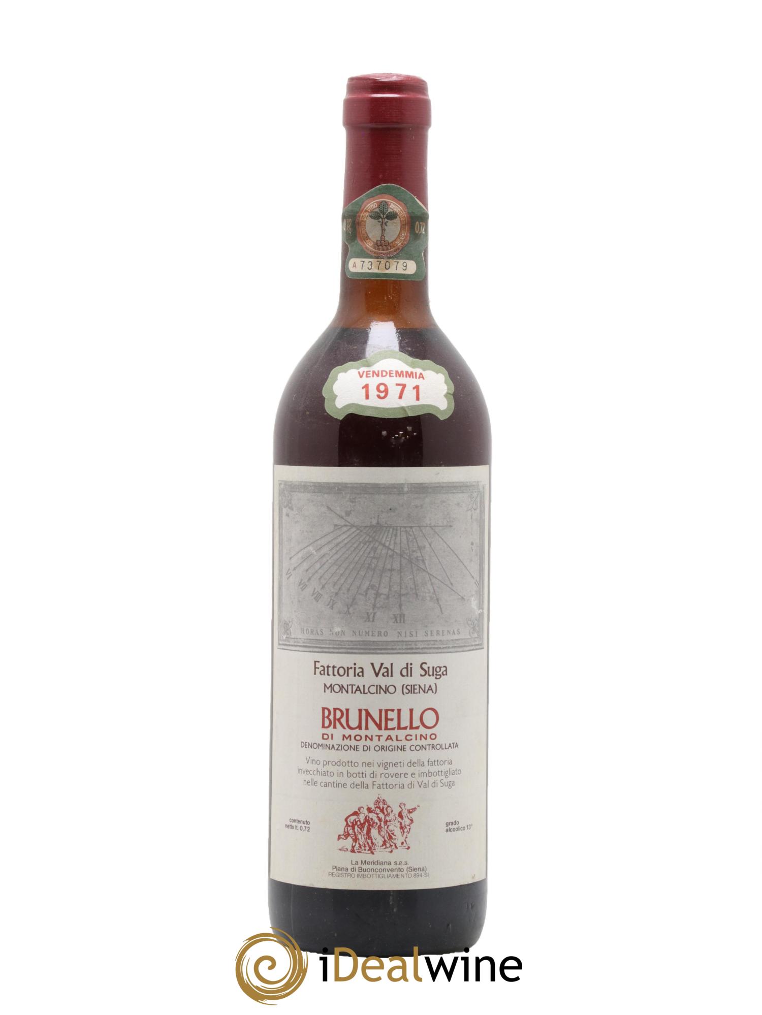 Brunello di Montalcino DOCG Val di Suga 1971 - Lotto di 1 bottiglia - 0