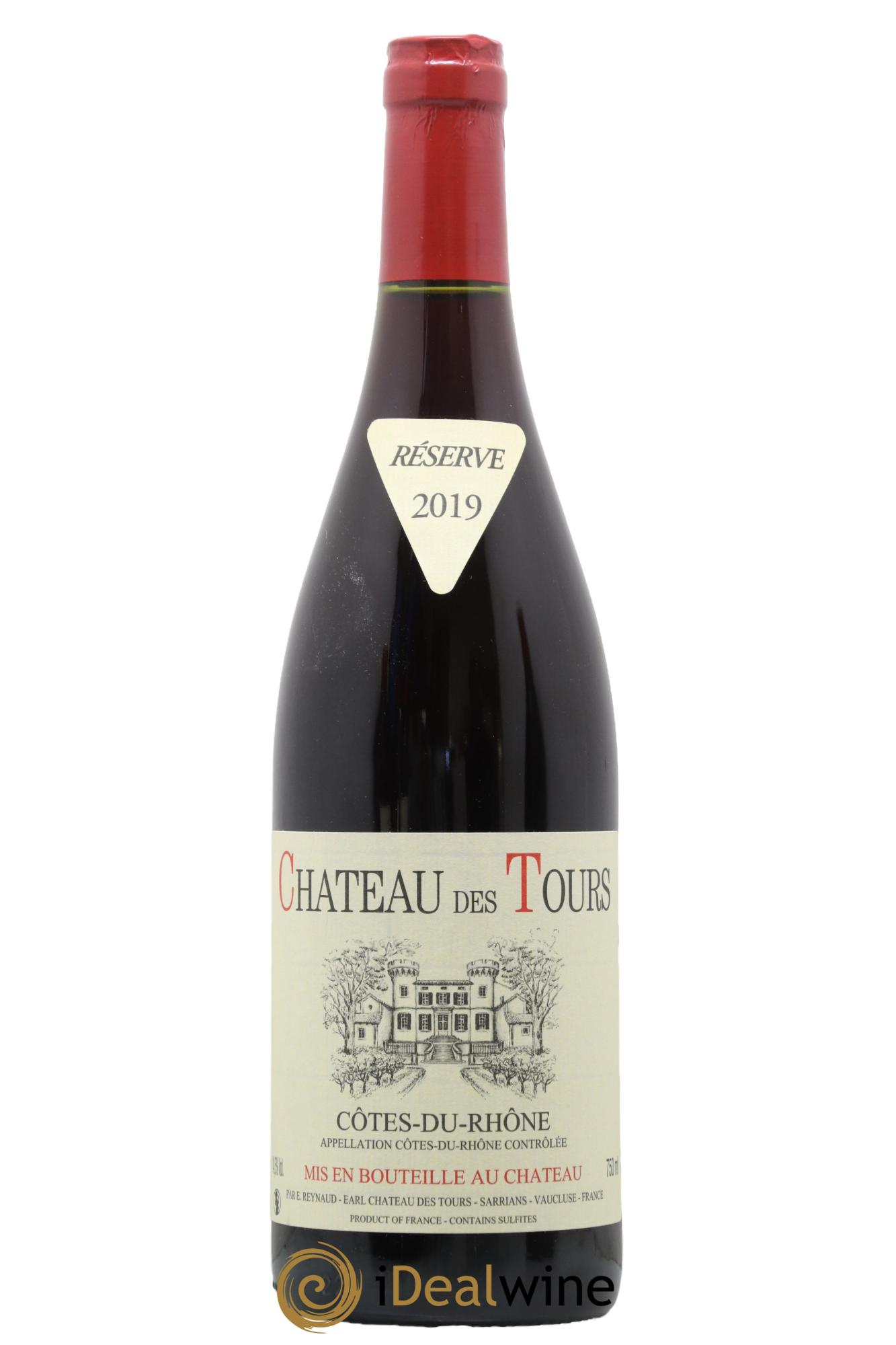 Côtes du Rhône Château des Tours Emmanuel Reynaud 2019 - Lot of 1 bottle - 0