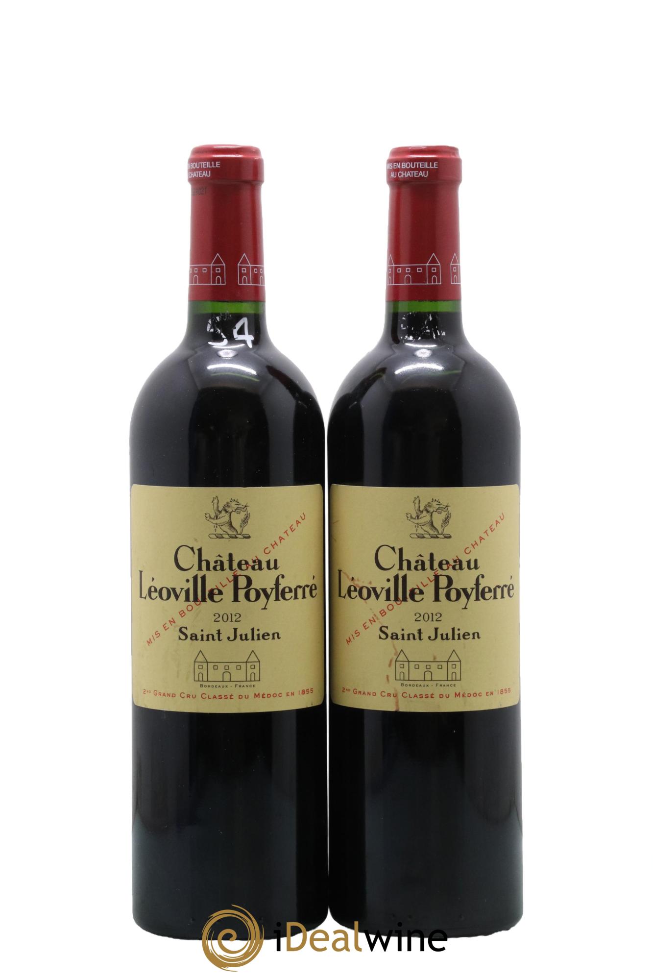 Château Léoville Poyferré 2ème Grand Cru Classé 2012 - Lot de 2 bouteilles - 0