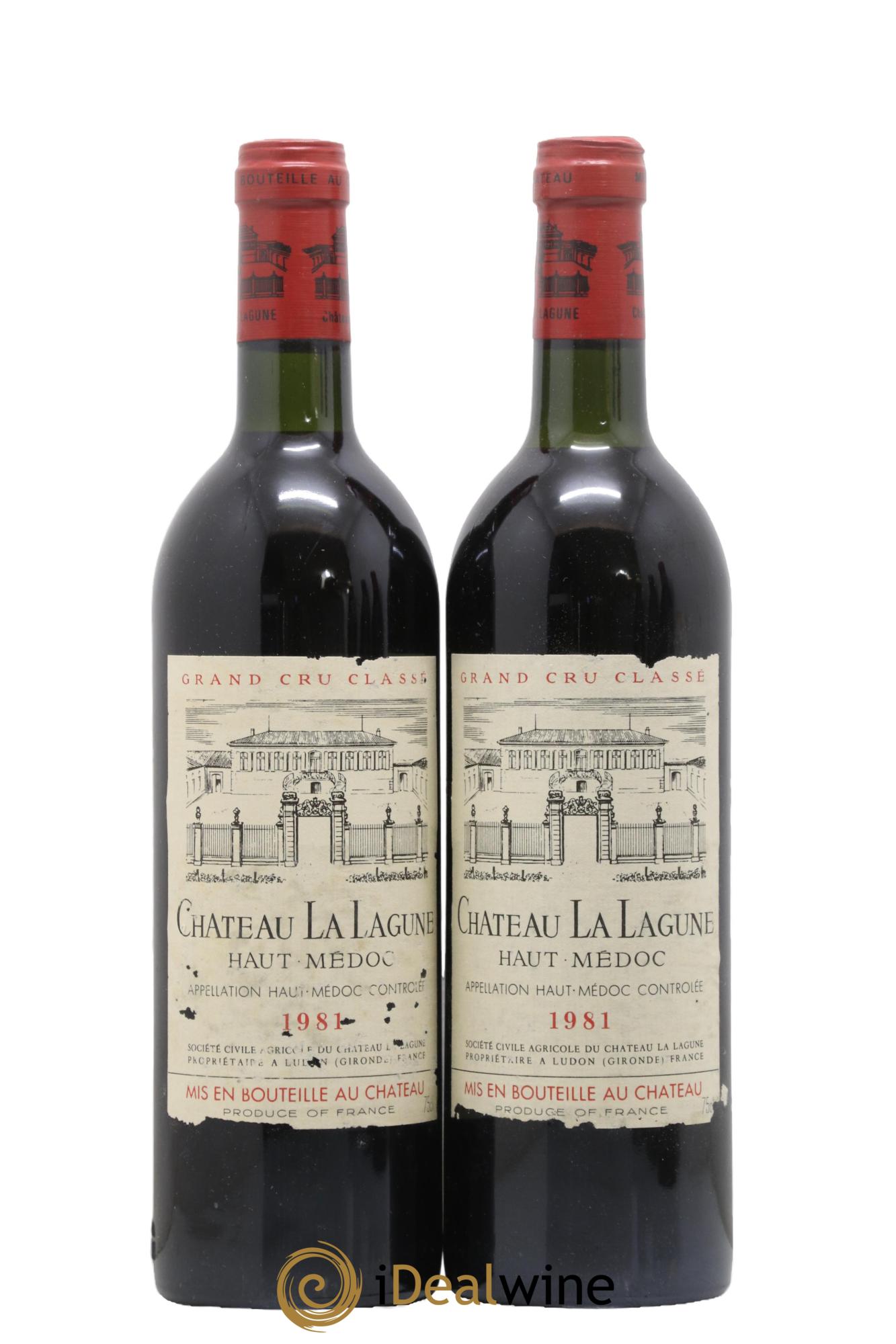 Château la Lagune 3ème Grand Cru Classé 1981 - Posten von 2 Flaschen - 0