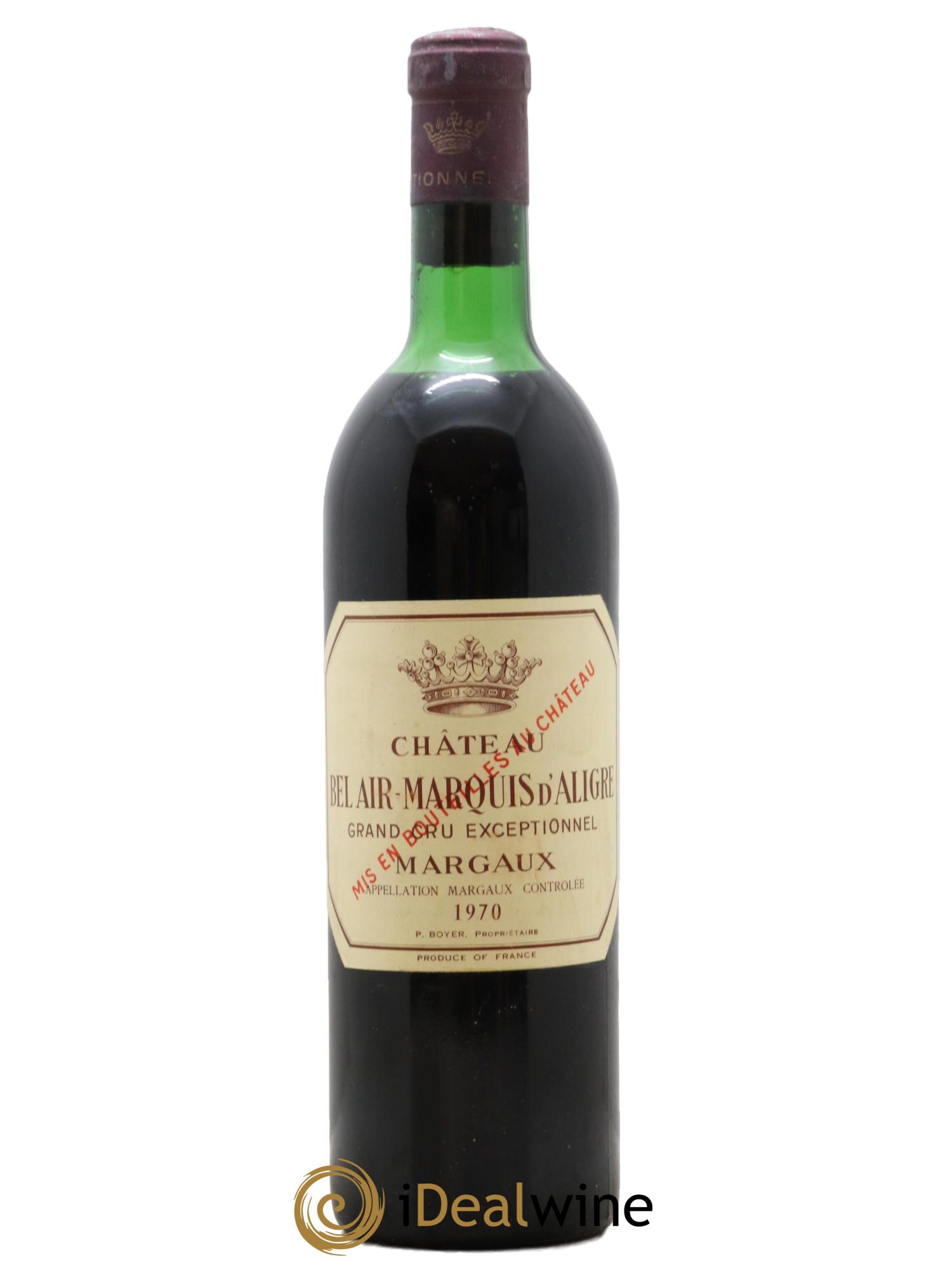 Château Bel Air Marquis d'Aligre 1970 - Lot of 1 bottle - 0