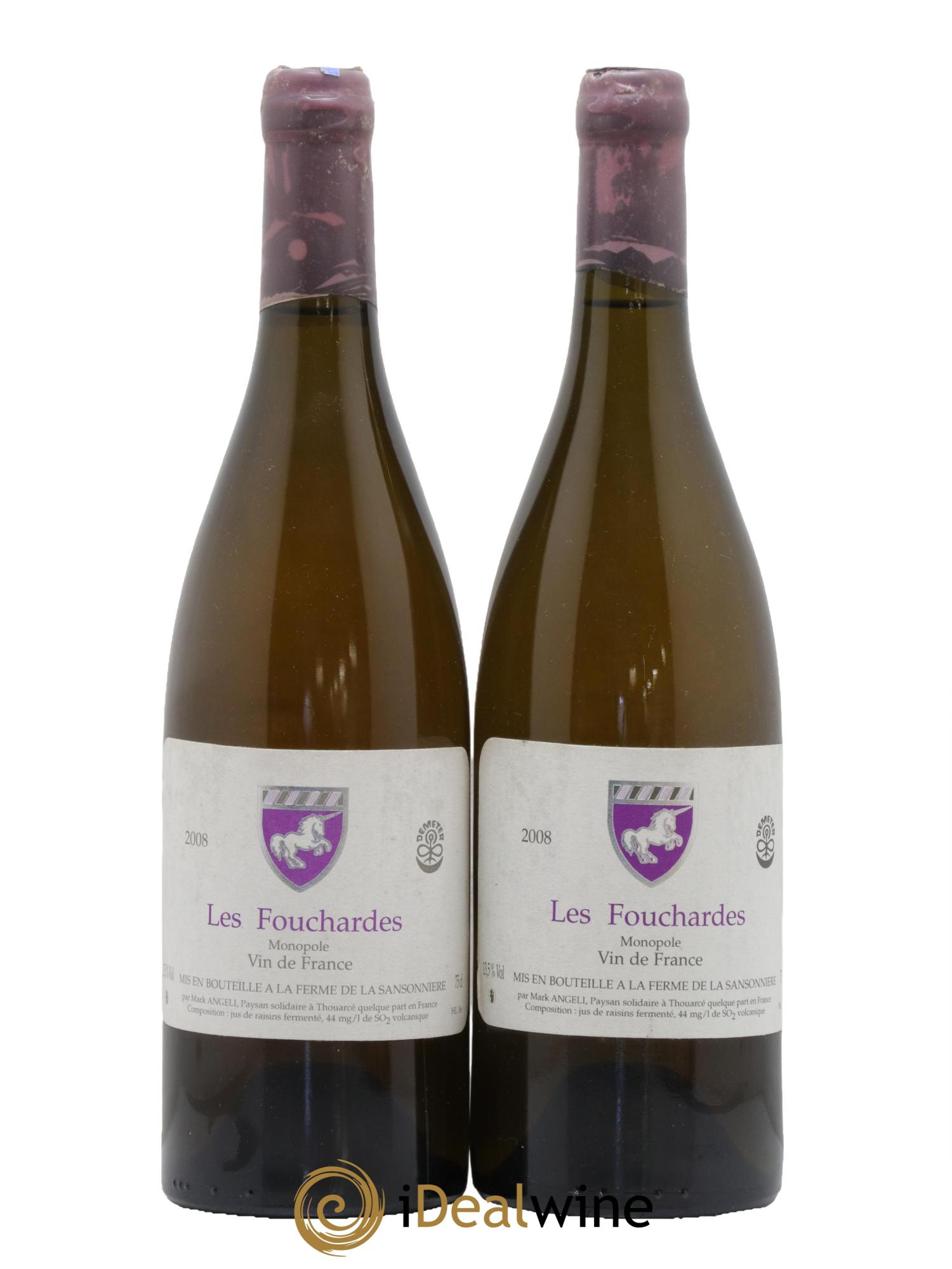 Anjou Les Fouchardes Mark Angeli (Domaine) - Ferme de la Sansonnière 2008 - Lot de 2 bouteilles - 0