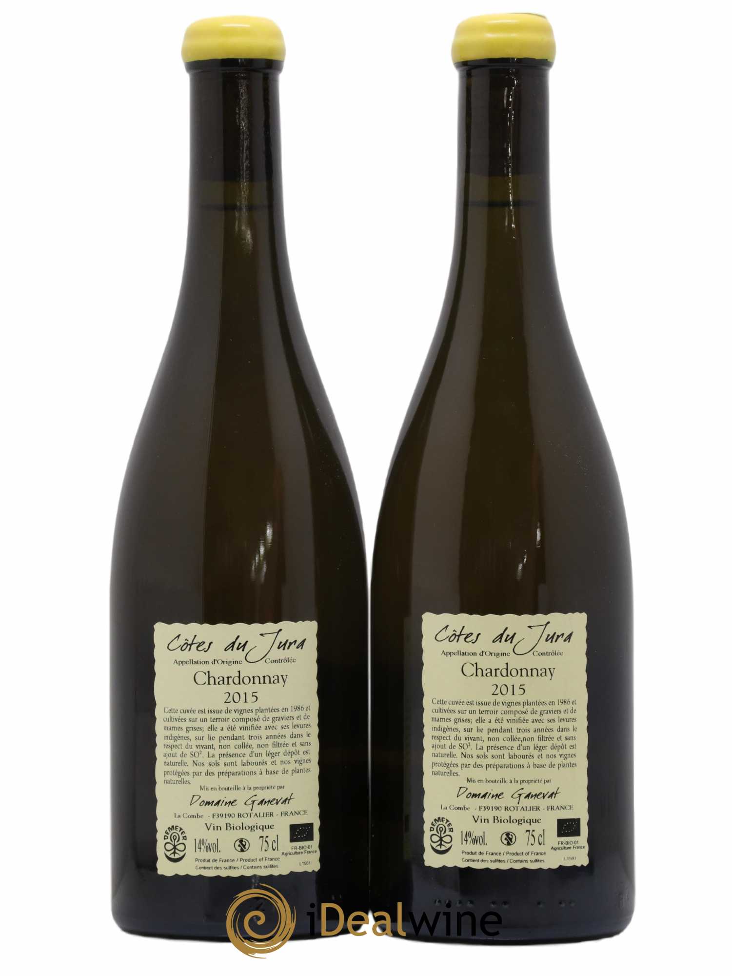 Côtes du Jura Cuvée Florine Jean-François Ganevat (Domaine)  2015 - Lot de 2 bouteilles - 1