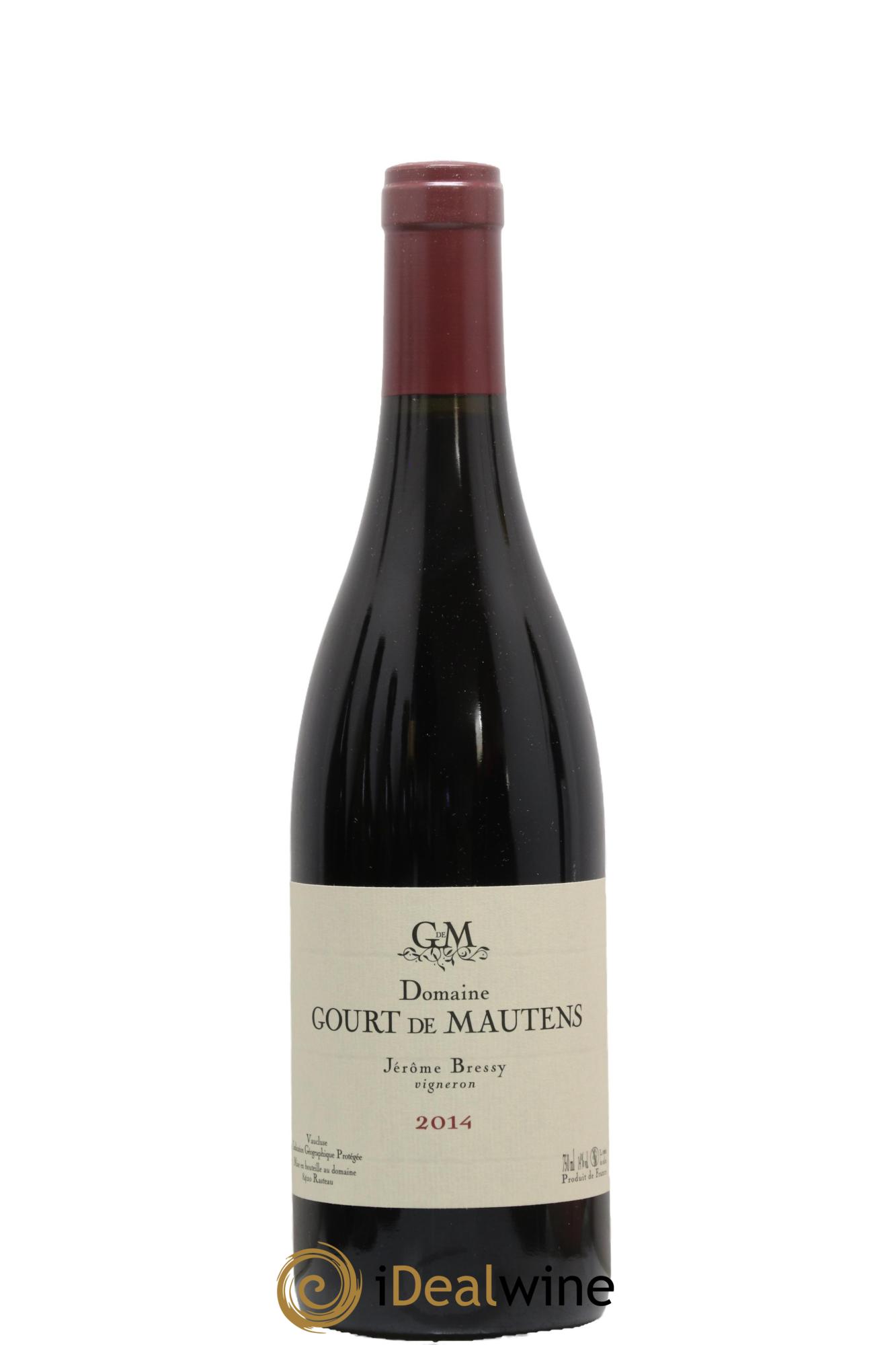 IGP Vaucluse (Vin de Pays de Vaucluse) Domaine Gourt de Mautens - Jérôme Bressy 2014 - Lot de 1 bouteille - 0