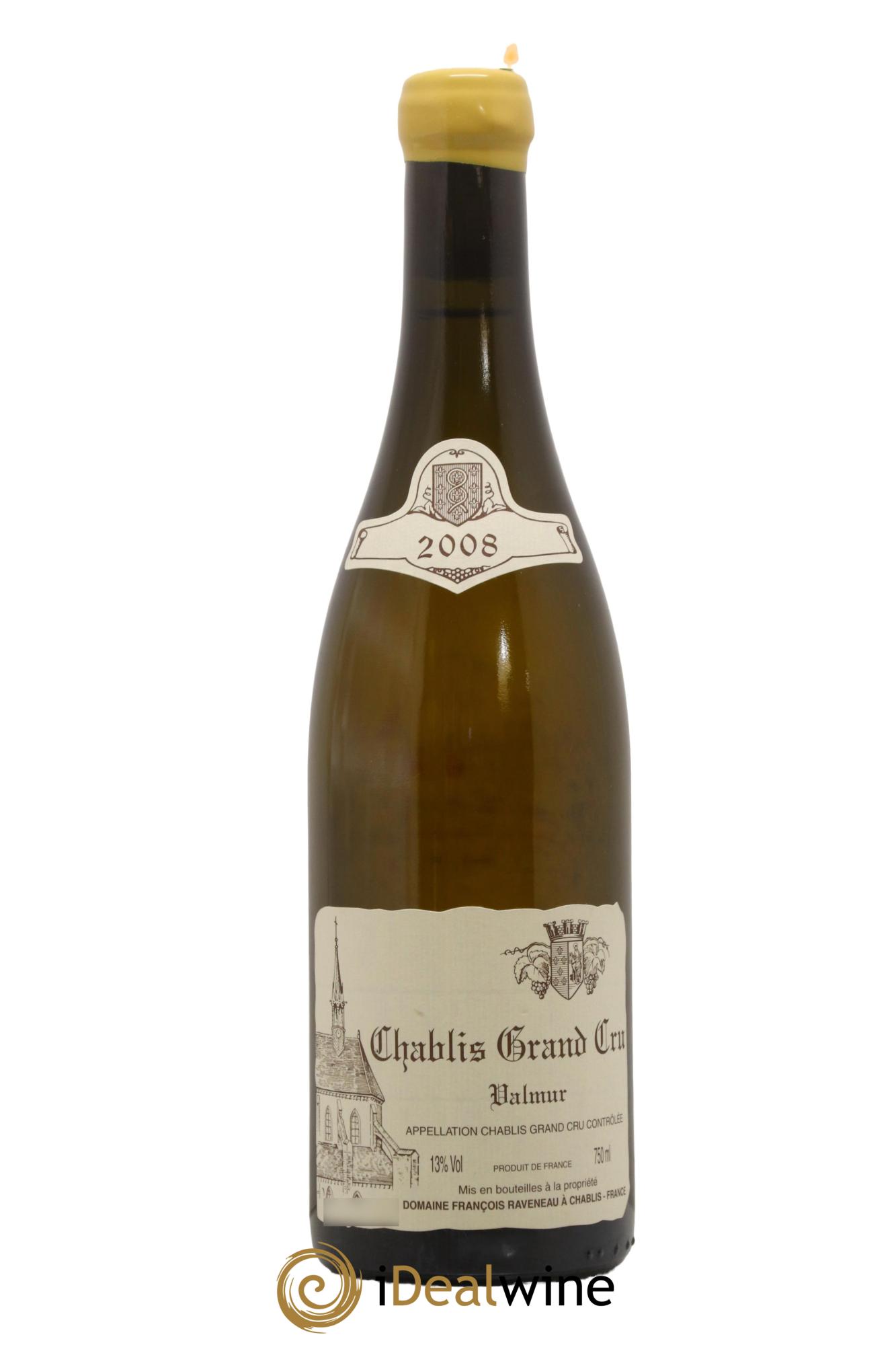 Chablis Grand Cru Valmur Raveneau (Domaine) 2008 - Lot de 1 bouteille - 0