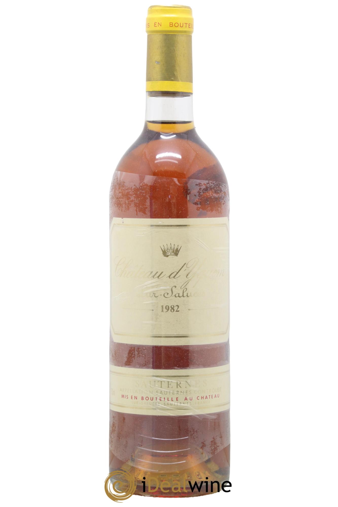 Château d' Yquem 1er Cru Classé Supérieur  1982 - Lot de 1 bouteille - 0