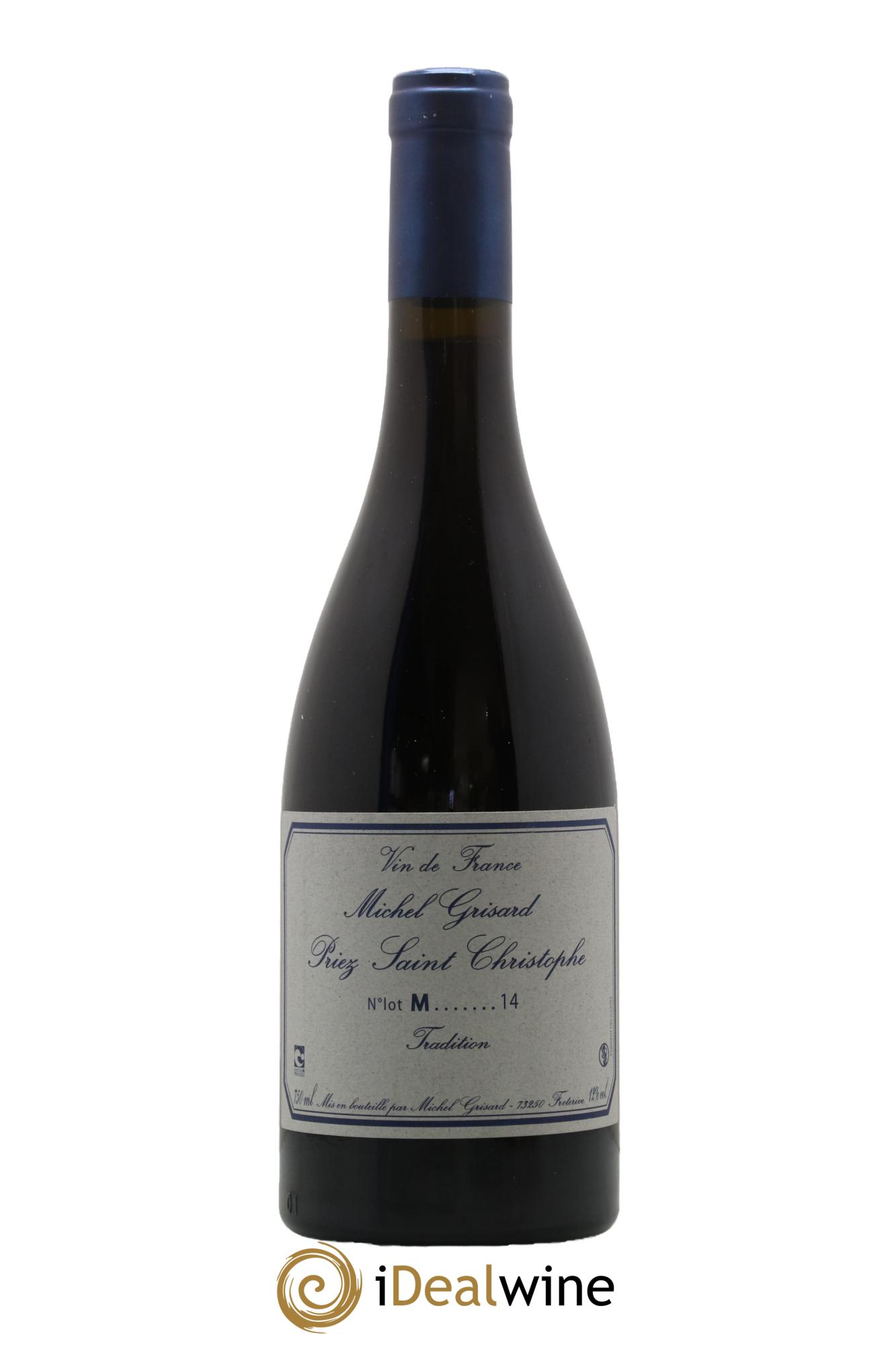 Vin de France Priez Saint Christophe Michel Grisard  2014 - Posten von 1 Flasche - 0