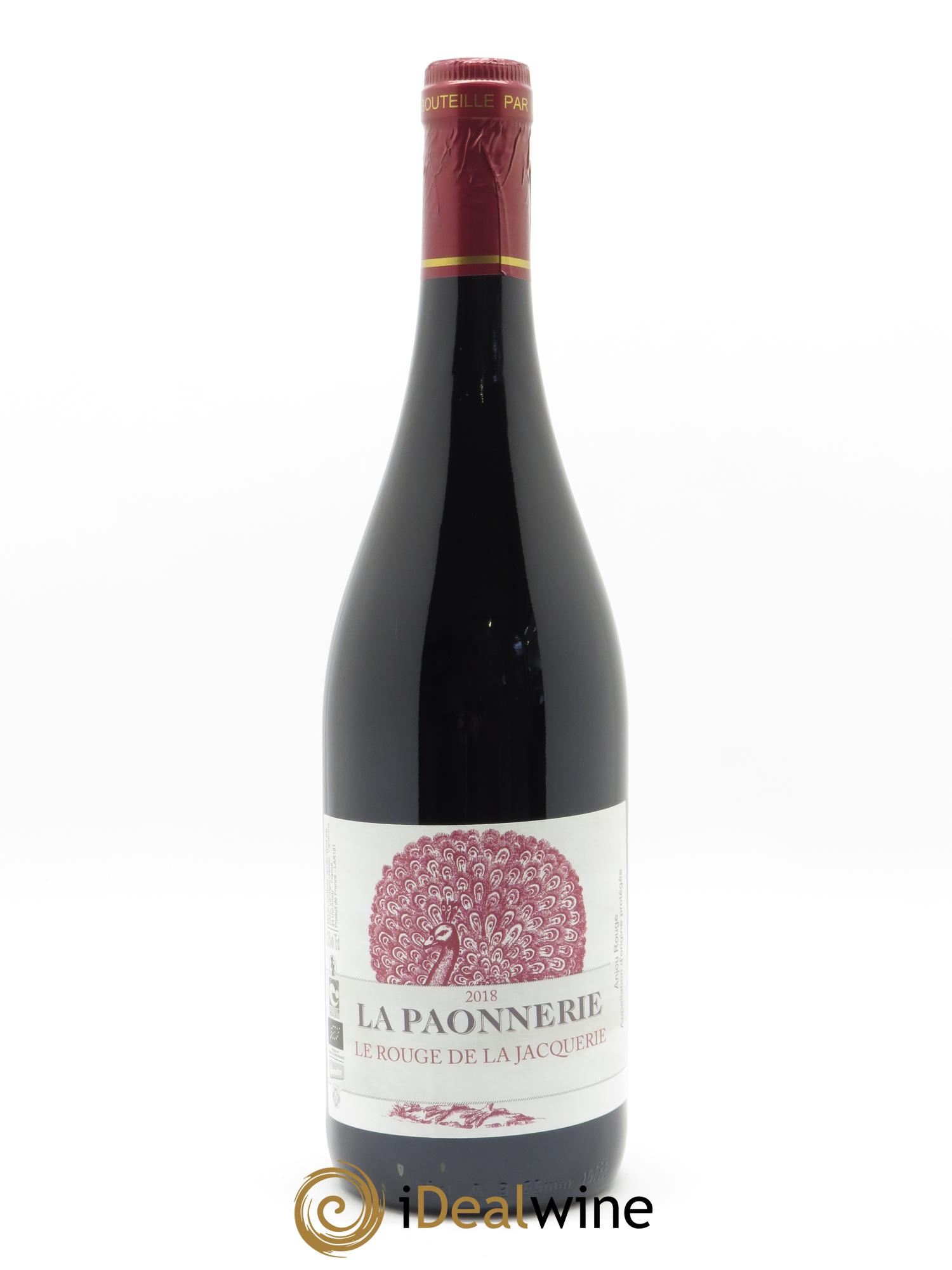 Anjou Le Rouge de la jacquerie La Paonnerie 2018 - Posten von 1 Flasche - 0