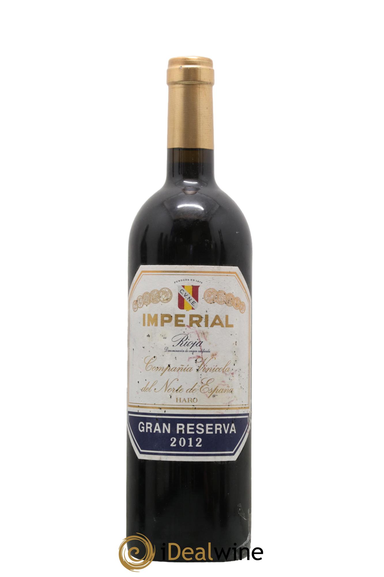 Rioja DOCG Imperial Gran Reserva  Compania Vinicola del Norte de Espana 2012 - Lot de 1 bouteille - 0