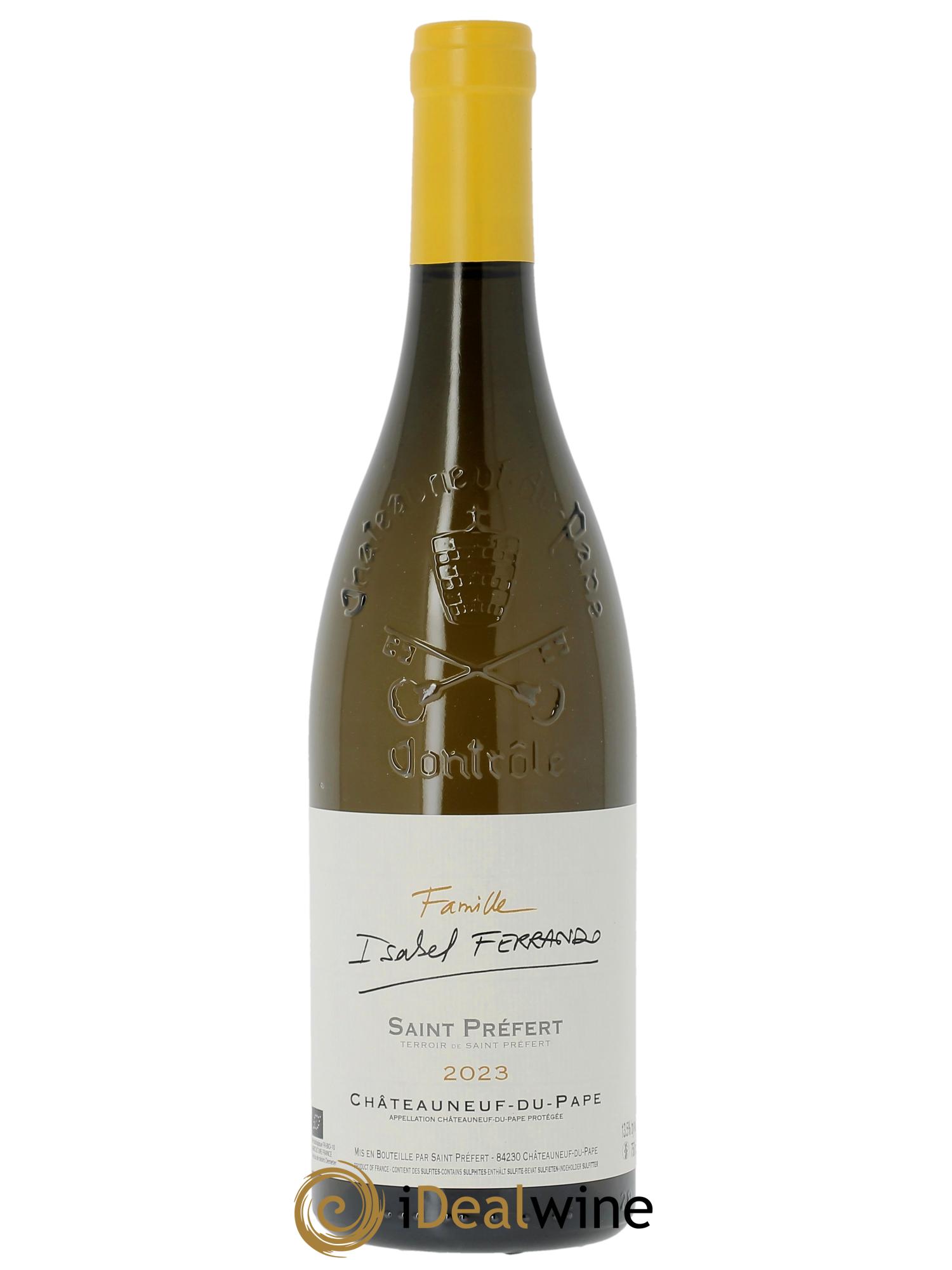 Châteauneuf-du-Pape Domaine de Saint Préfert  2023 - Posten von 1 Flasche - 0