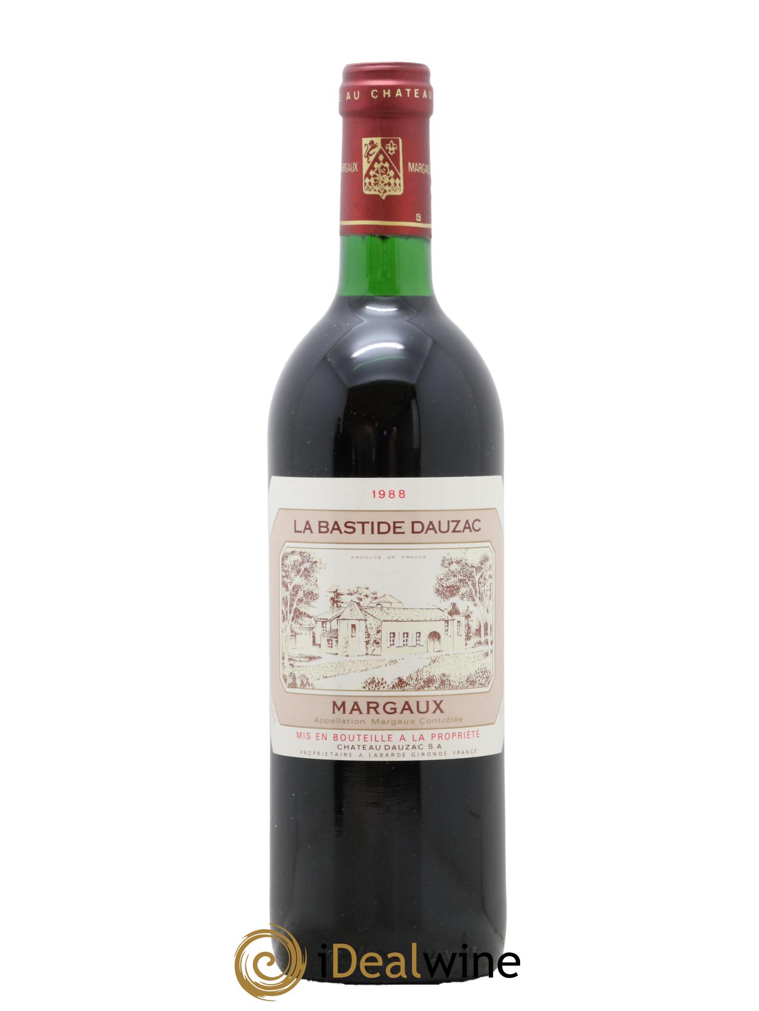 Bordeaux Margaux La Bastide Dauzac 1988 - Lotto di 1 bottiglia - 0