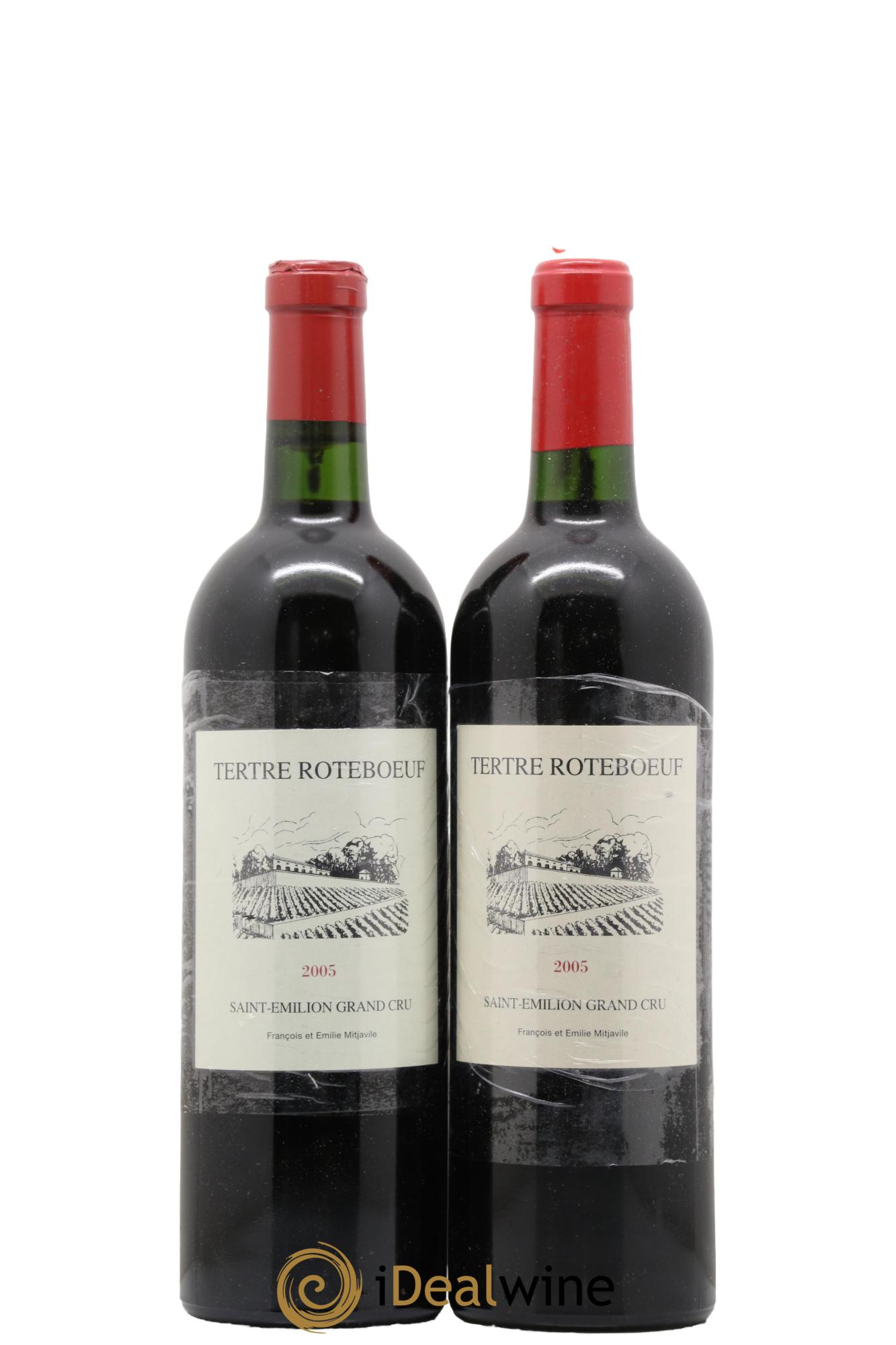 Château Tertre Roteboeuf 2005 - Lotto di 2 bottiglie - 0