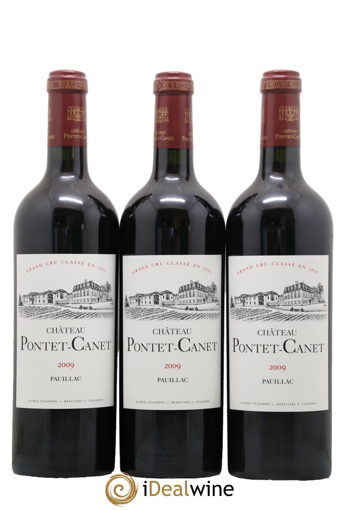 Château Pontet Canet 5ème Grand Cru Classé 2009 - Lotto di 6 bottiglie - 3