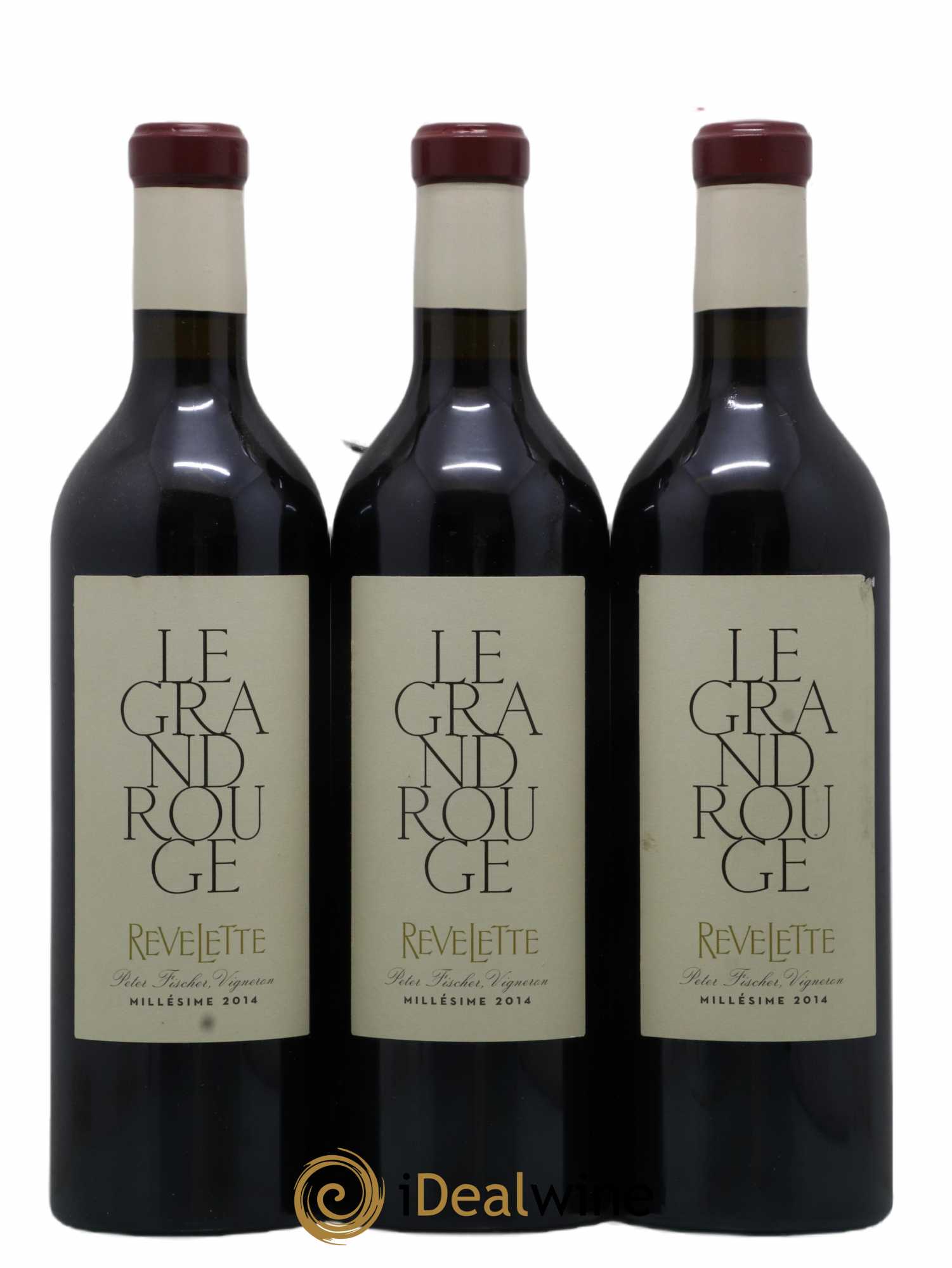 IGP Bouches du Rhône Château Revelette Le Grand Rouge 2014 - Lot de 3 bouteilles - 0