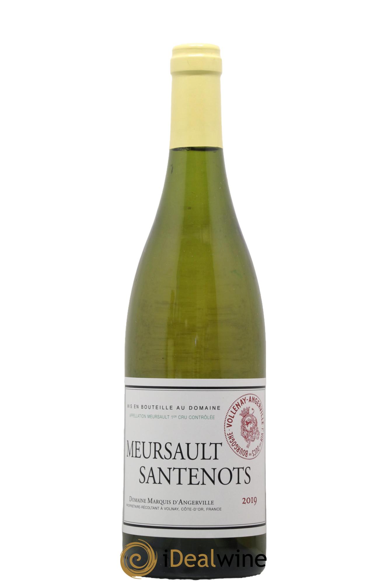 Meursault 1er Cru Santenots Marquis d'Angerville (Domaine) 2019 - Posten von 1 Flasche - 0