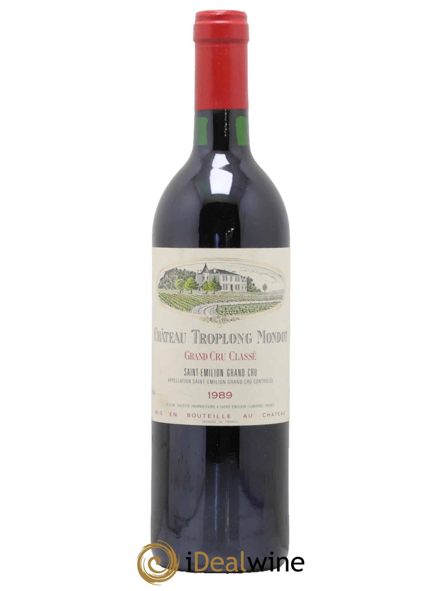 Château Troplong Mondot 1er Grand Cru Classé B 1989 - Lot of 1 bottle - 0