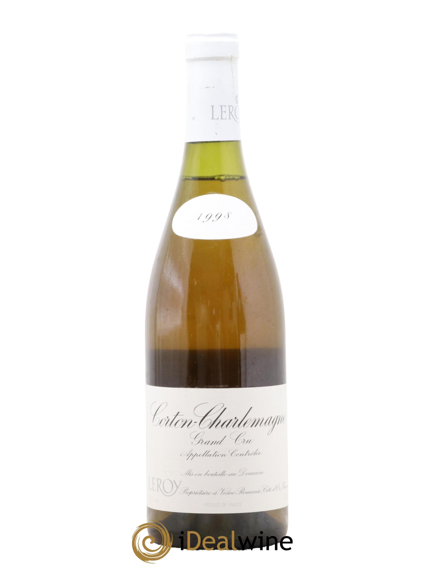 Corton-Charlemagne Grand Cru Leroy (Domaine) 1998 - Lot de 1 bouteille - 0