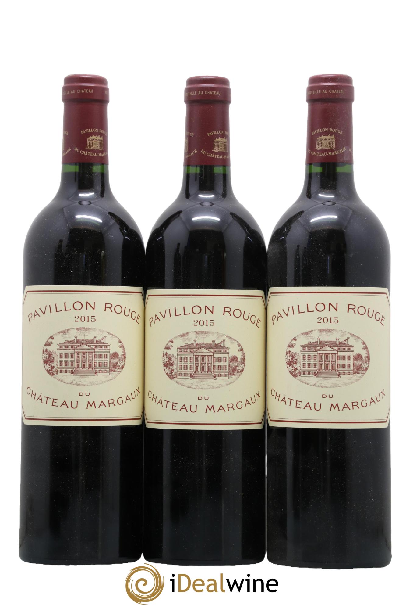 Pavillon Rouge du Château Margaux Second Vin 2015 - Posten von 3 Flaschen - 0