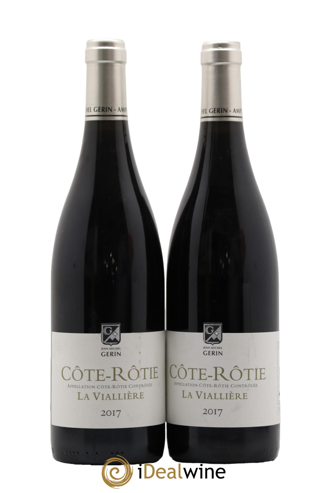 Côte-Rôtie  La Viallière Jean-Michel Gerin  2017 - Lot de 2 bouteilles - 0