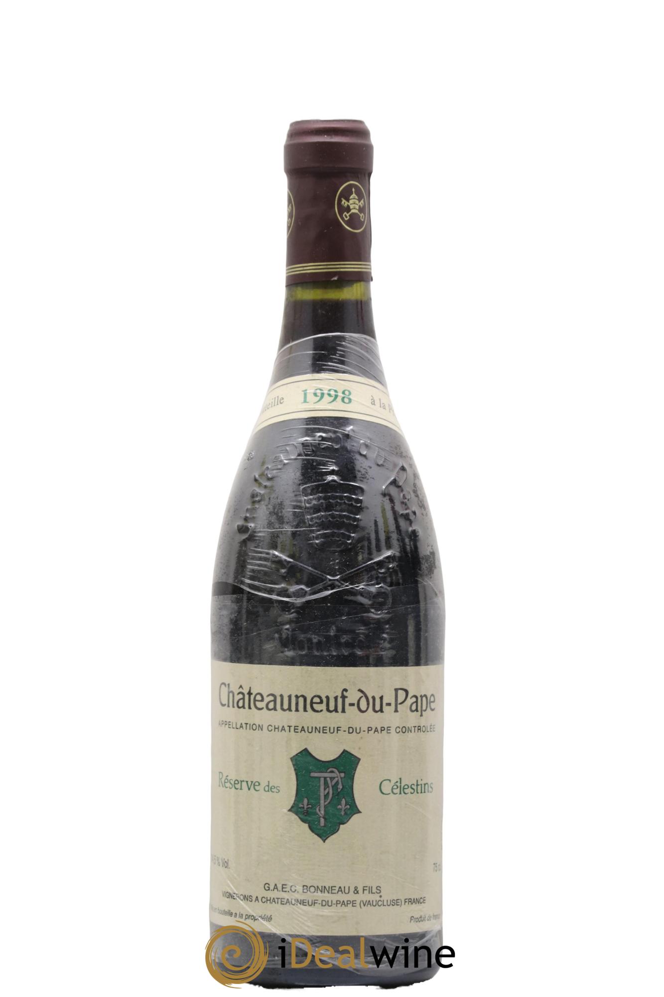 Châteauneuf-du-Pape Réserve des Célestins Henri Bonneau & Fils 1998 - Lotto di 1 bottiglia - 0