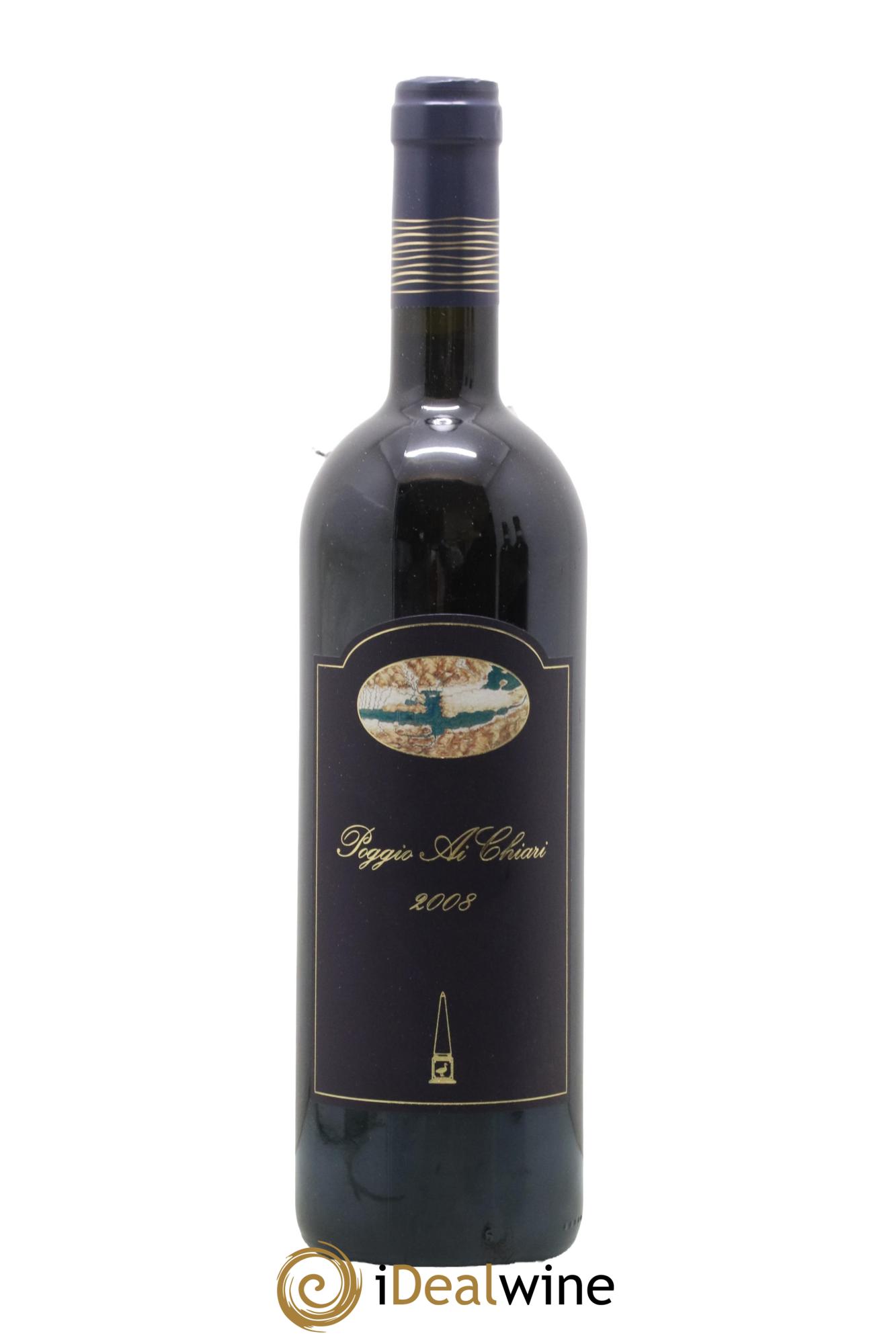 Italie IGT Sangiovese Toscano Poggio Ai Chiari 2008 - Lot de 1 bouteille - 0