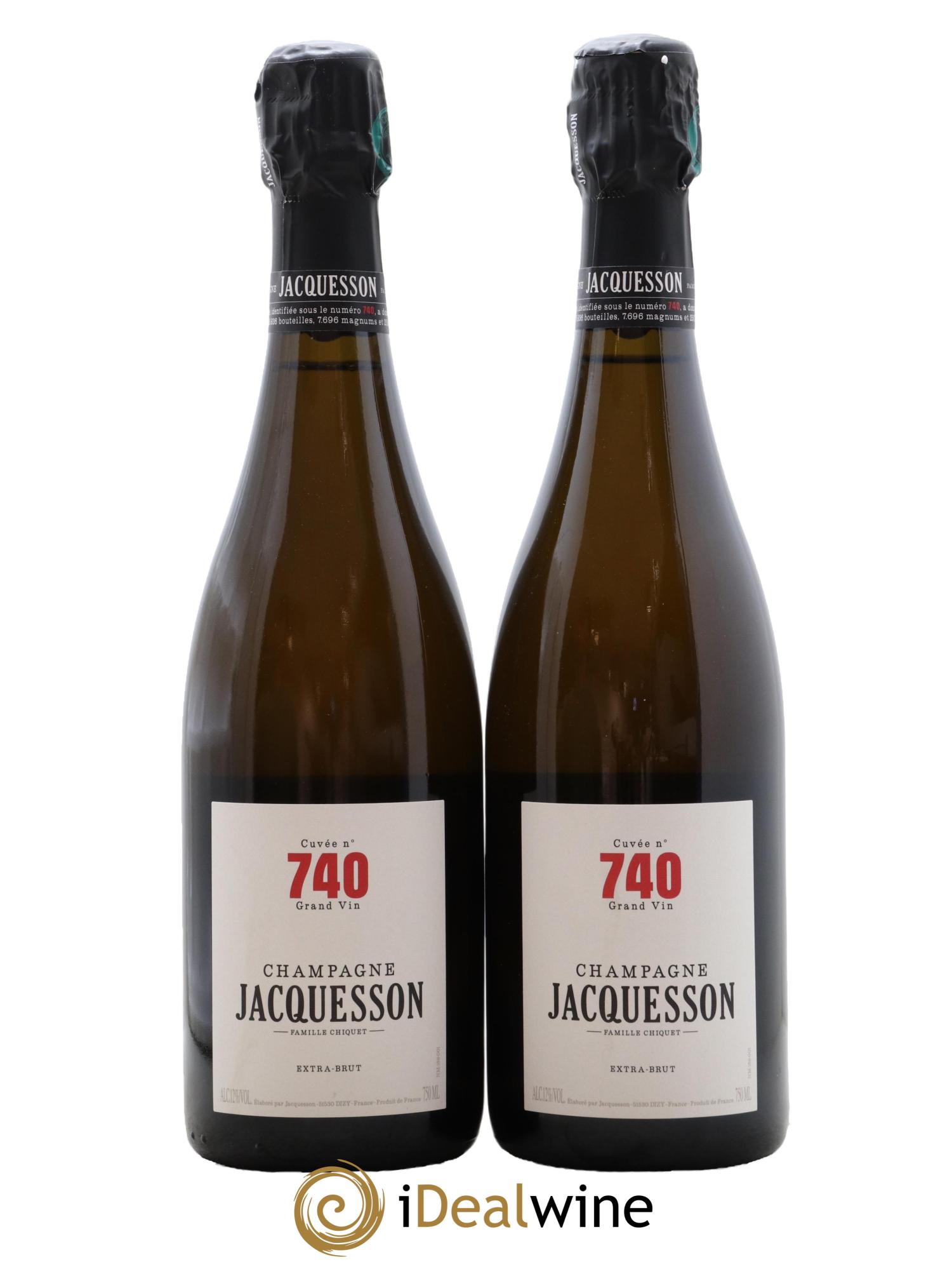 Cuvée 740 Extra Brut Jacquesson - Lot of 2 bottles - 0