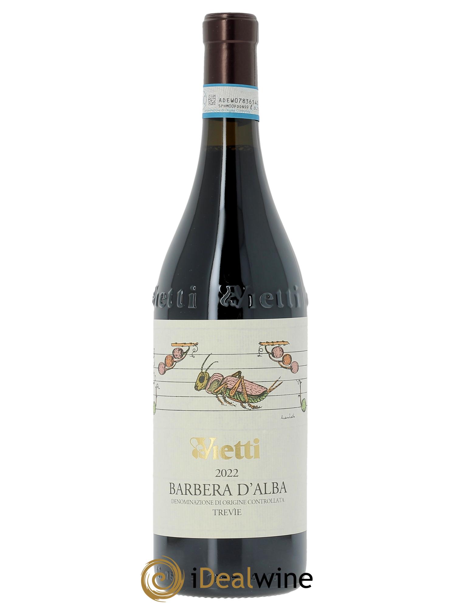 Barbera d'Alba DOC Tre Vigne Vietti   2022 - Lotto di 1 bottiglia - 0