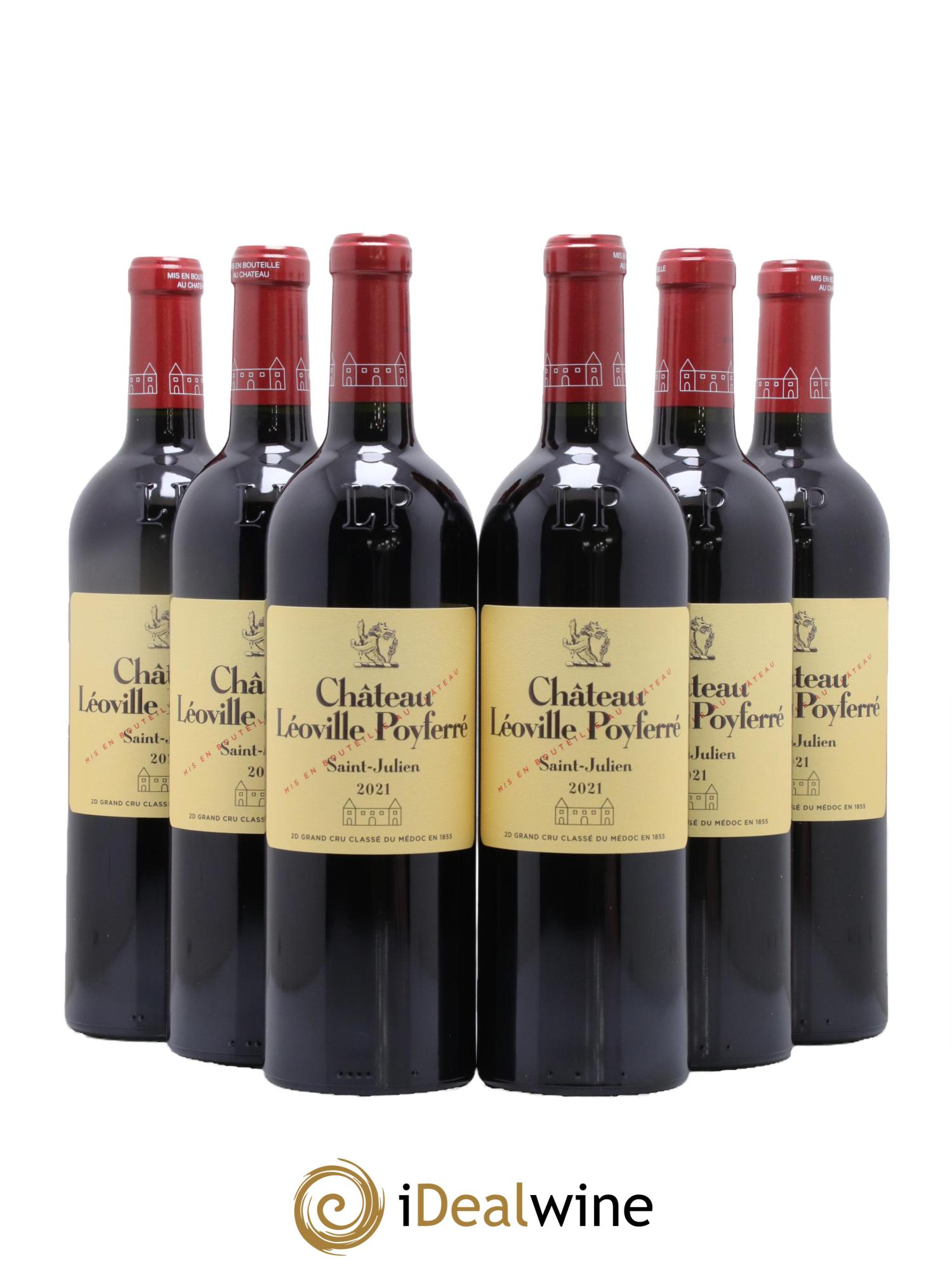 Château Léoville Poyferré 2ème Grand Cru Classé 2021 - Posten von 6 Flaschen - 0