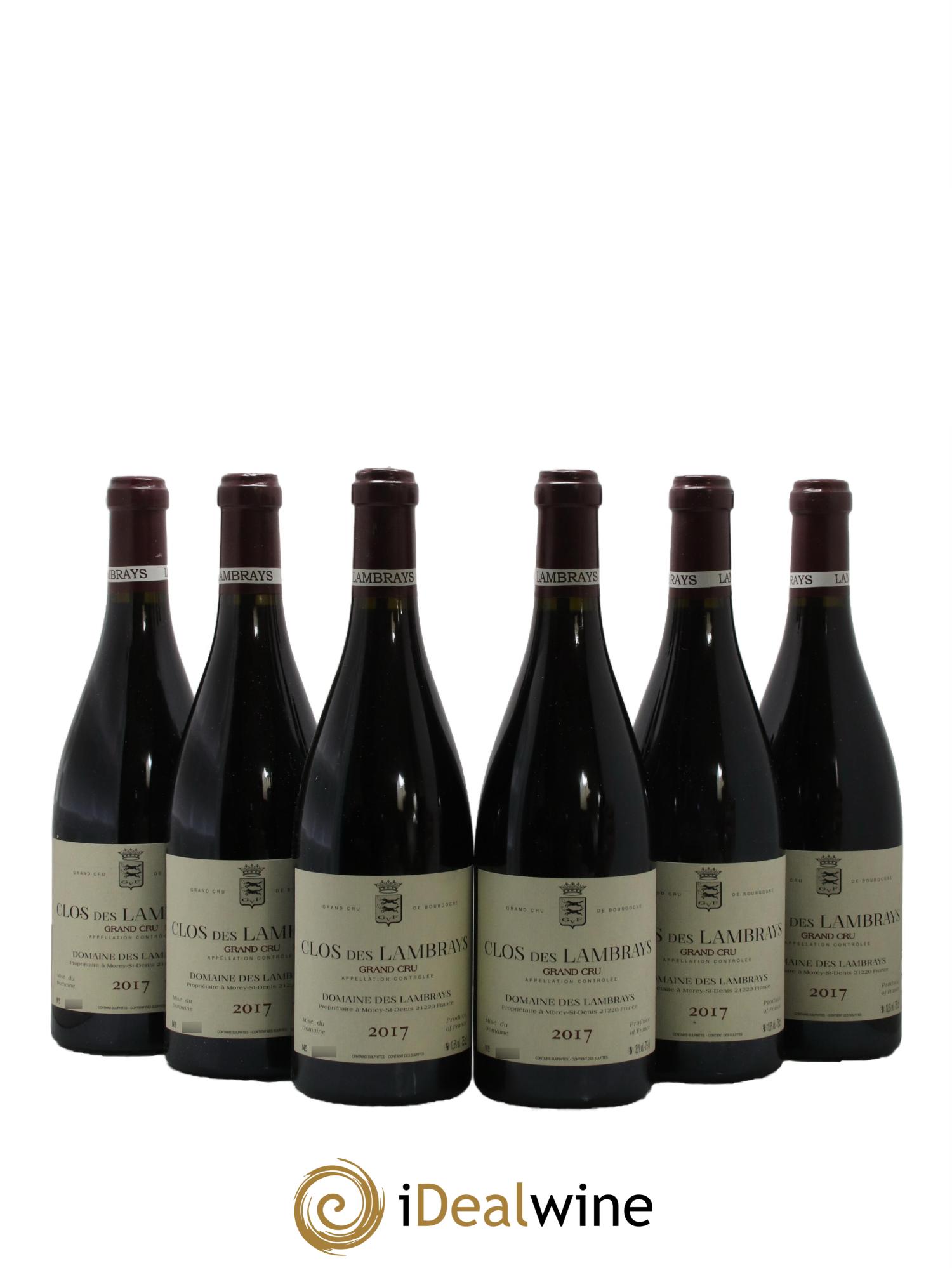 Clos des Lambrays Grand Cru Domaine des Lambrays 2017 - Lot de 6 bouteilles - 0