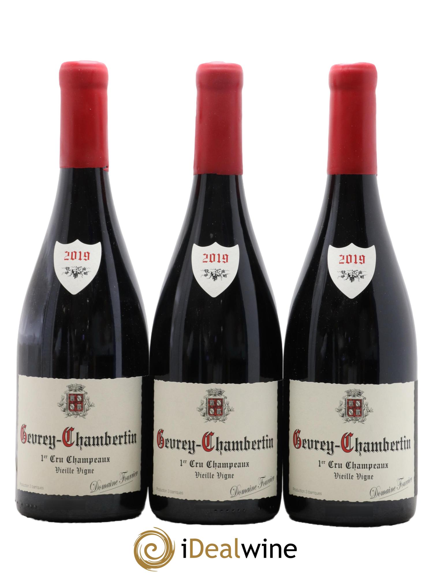 Gevrey-Chambertin 1er Cru Les Champeaux Vieilles Vignes Fourrier (Domaine)  2019 - Posten von 3 Flaschen - 0