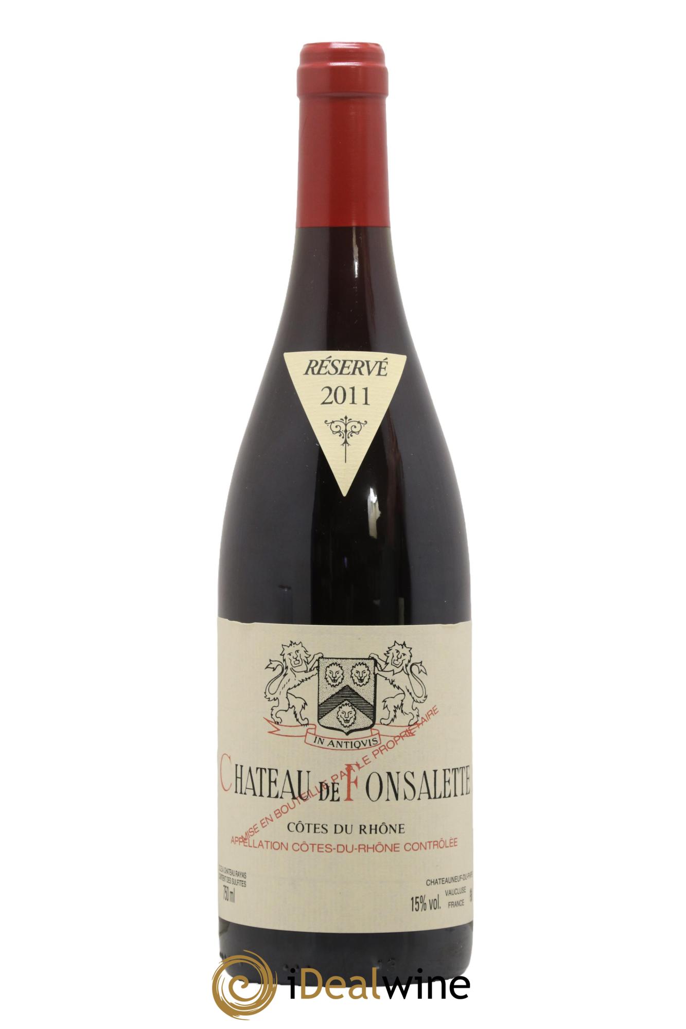 Côtes du Rhône Château de Fonsalette Emmanuel Reynaud  2011 - Lotto di 1 bottiglia - 0