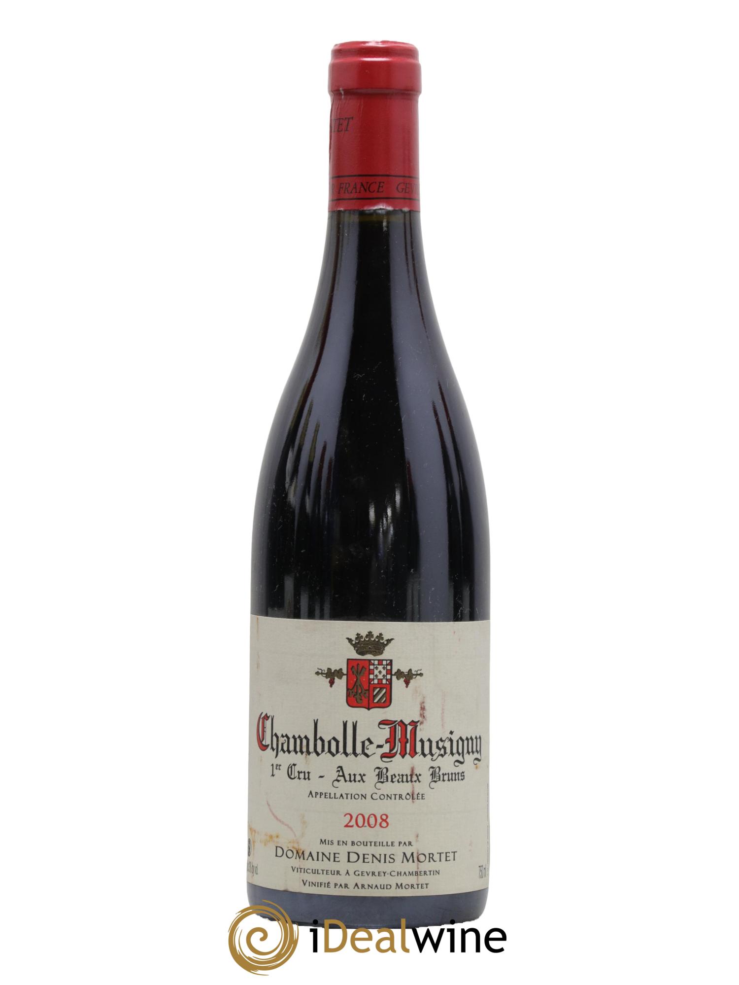 Chambolle-Musigny 1er Cru Aux Beaux Bruns Denis Mortet (Domaine)  2008 - Lot of 1 bottle - 0