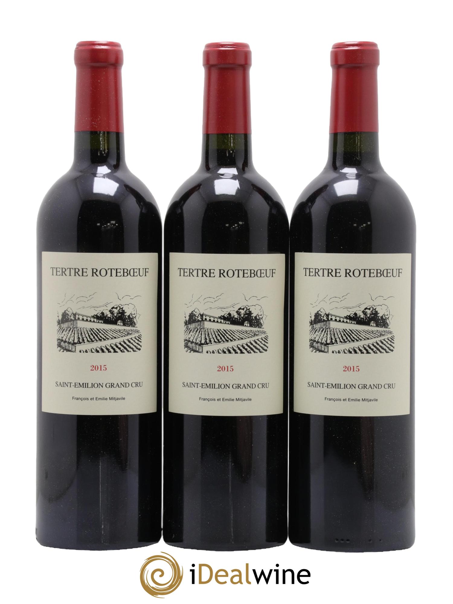 Château Tertre Roteboeuf 2015 - Lot of 6 bottles - 1