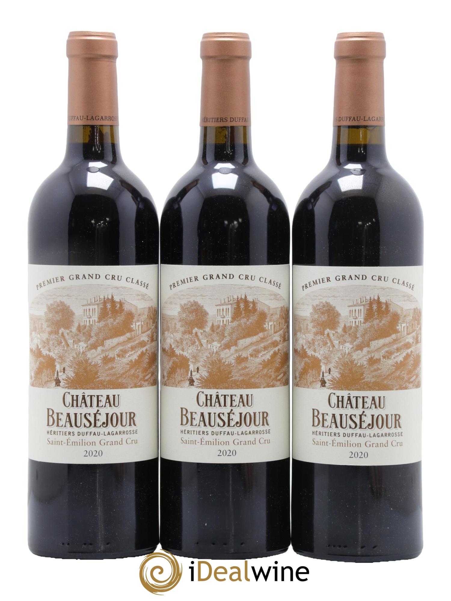 Château Beauséjour (Duffau-Lagarrosse) 1er Grand Cru Classé B 2020 - Posten von 6 Flaschen - 2