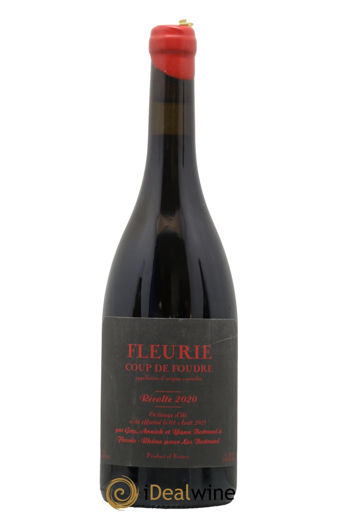 Fleurie Coup de Foudre Yann Bertrand 2020 - Posten von 1 Flasche - 0