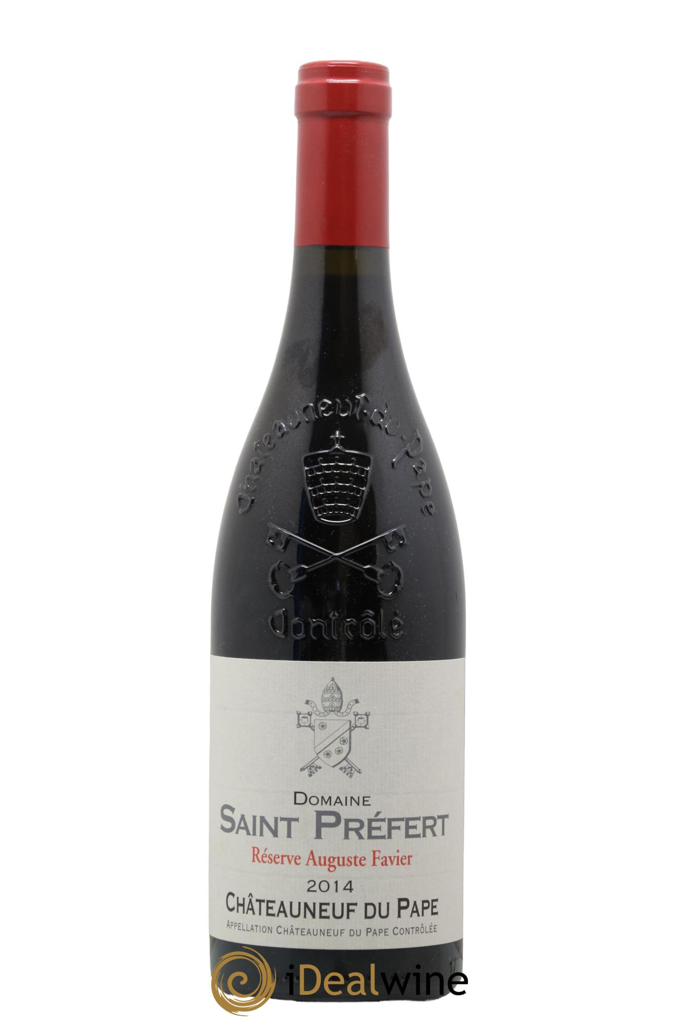 Châteauneuf-du-Pape Réserve Auguste Favier Domaine Saint-Préfert 2014 - Lot de 1 bouteille - 0