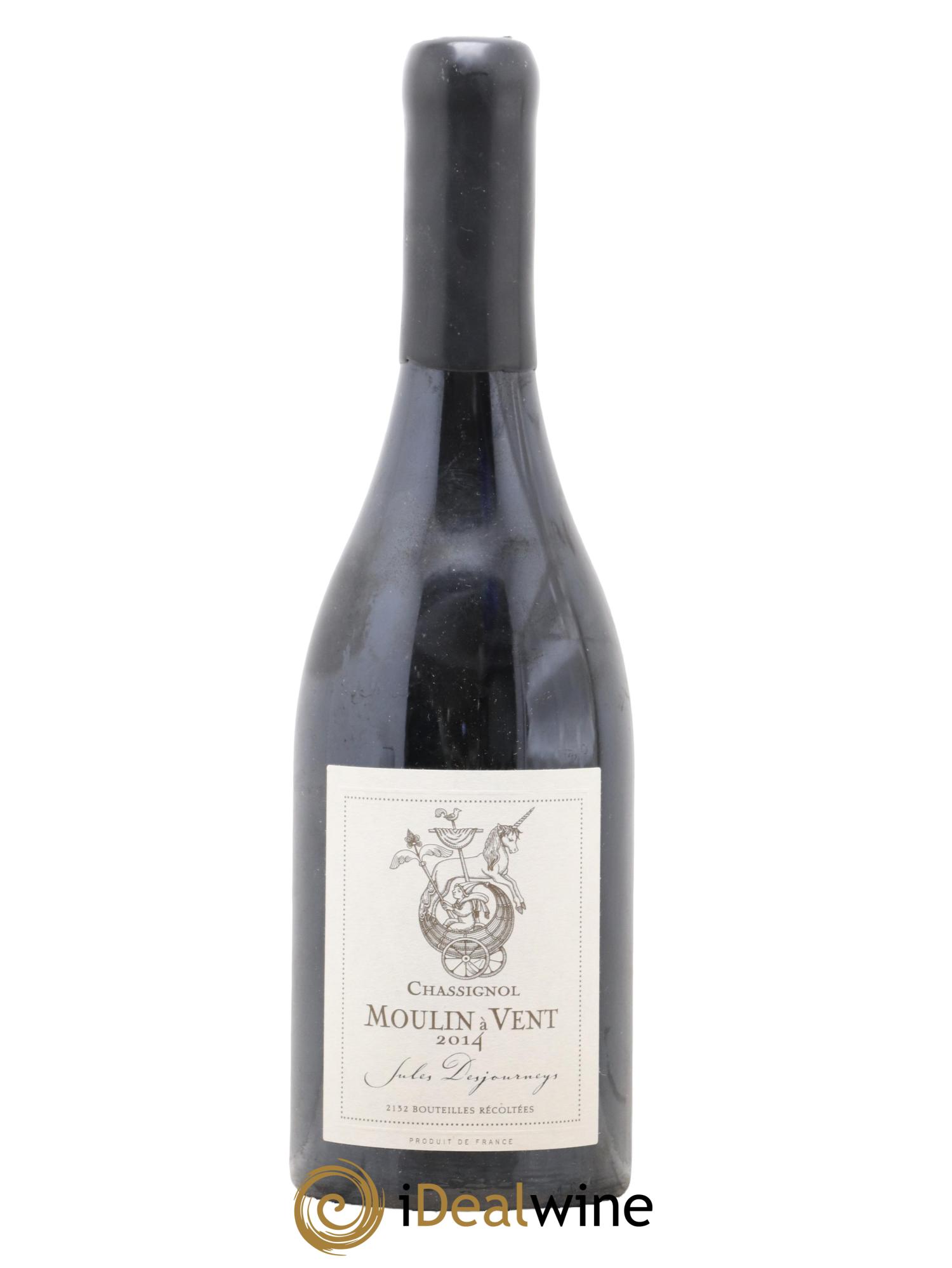 Moulin à Vent Chassignol Jules Desjourneys 2014 - Lot de 1 bouteille - 0