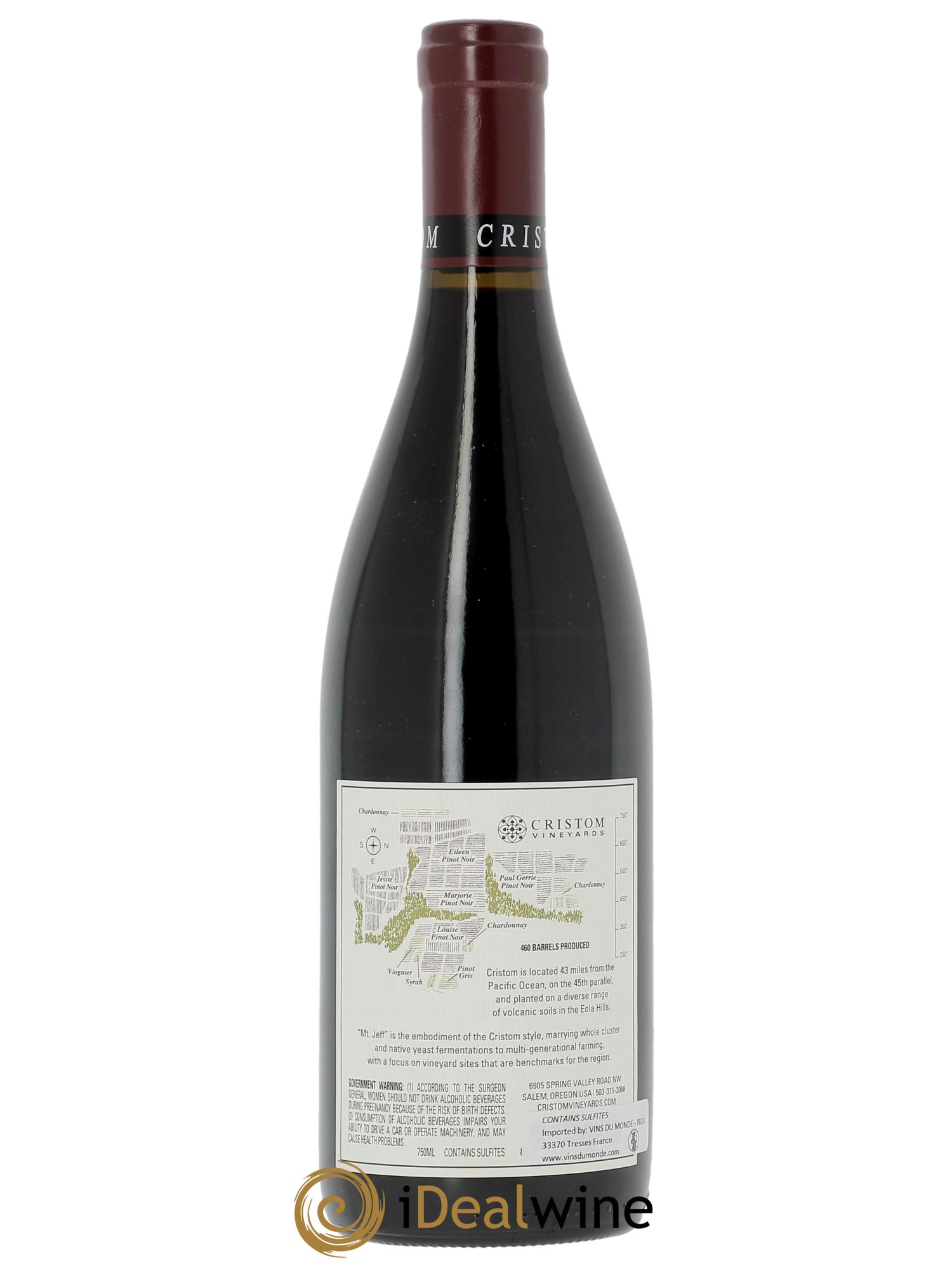 Willamette Valley MT. Jefferson Cuvée Pinot Noir Cristom Vineyards  2021 - Lotto di 1 bottiglia - 1